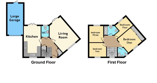 16, Kew Carrek, Truro floorplan
