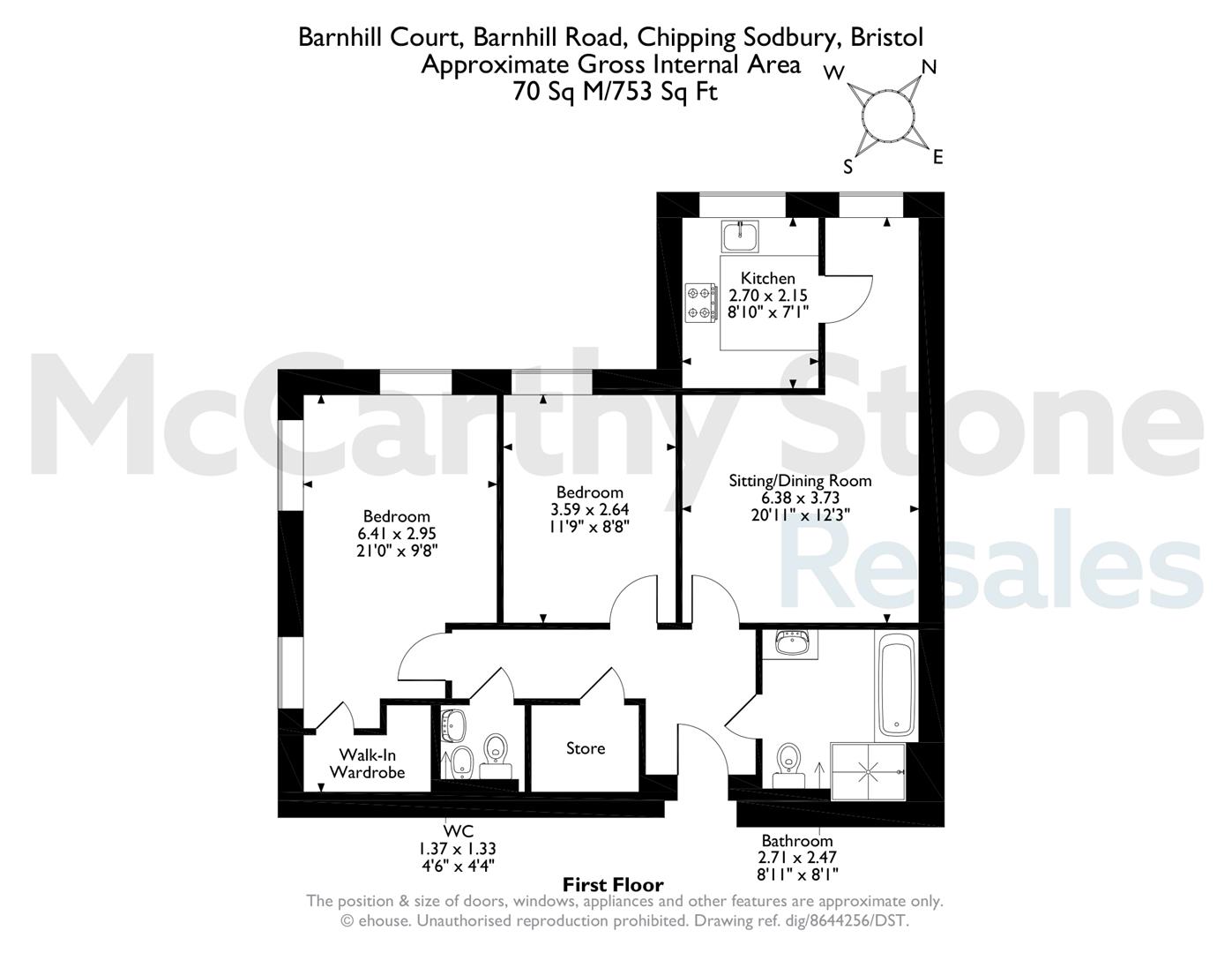 37 Barnhill Court, Barnhill Road, Chipping Sodbury, Bristol floorplan