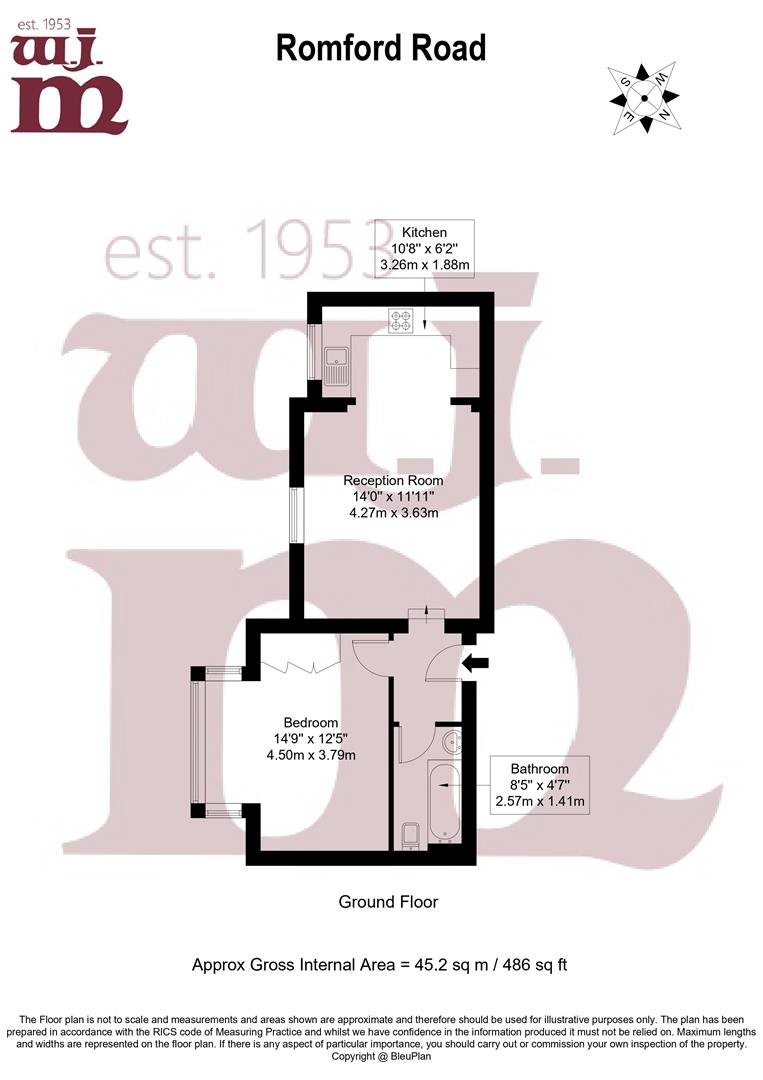 206b, Romford Road, Stratford floorplan