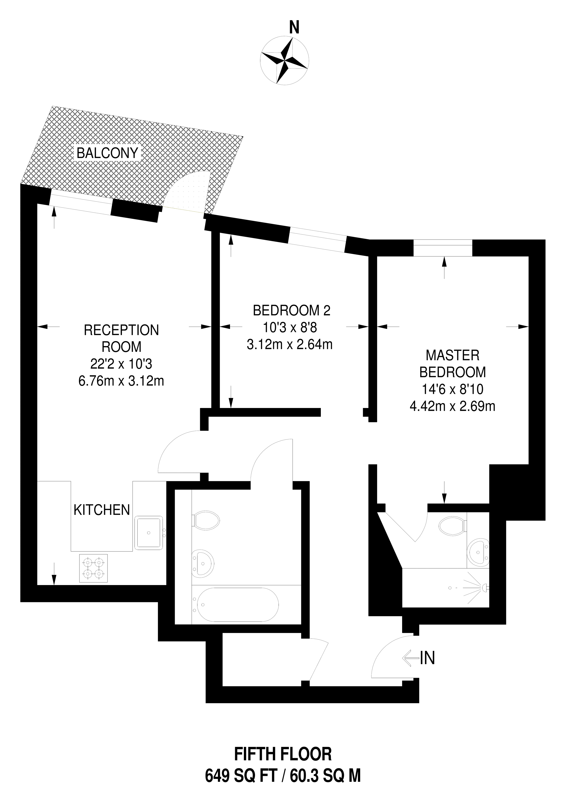 2 Bedrooms Flat for sale in Whitestone Way, Croydon CR0