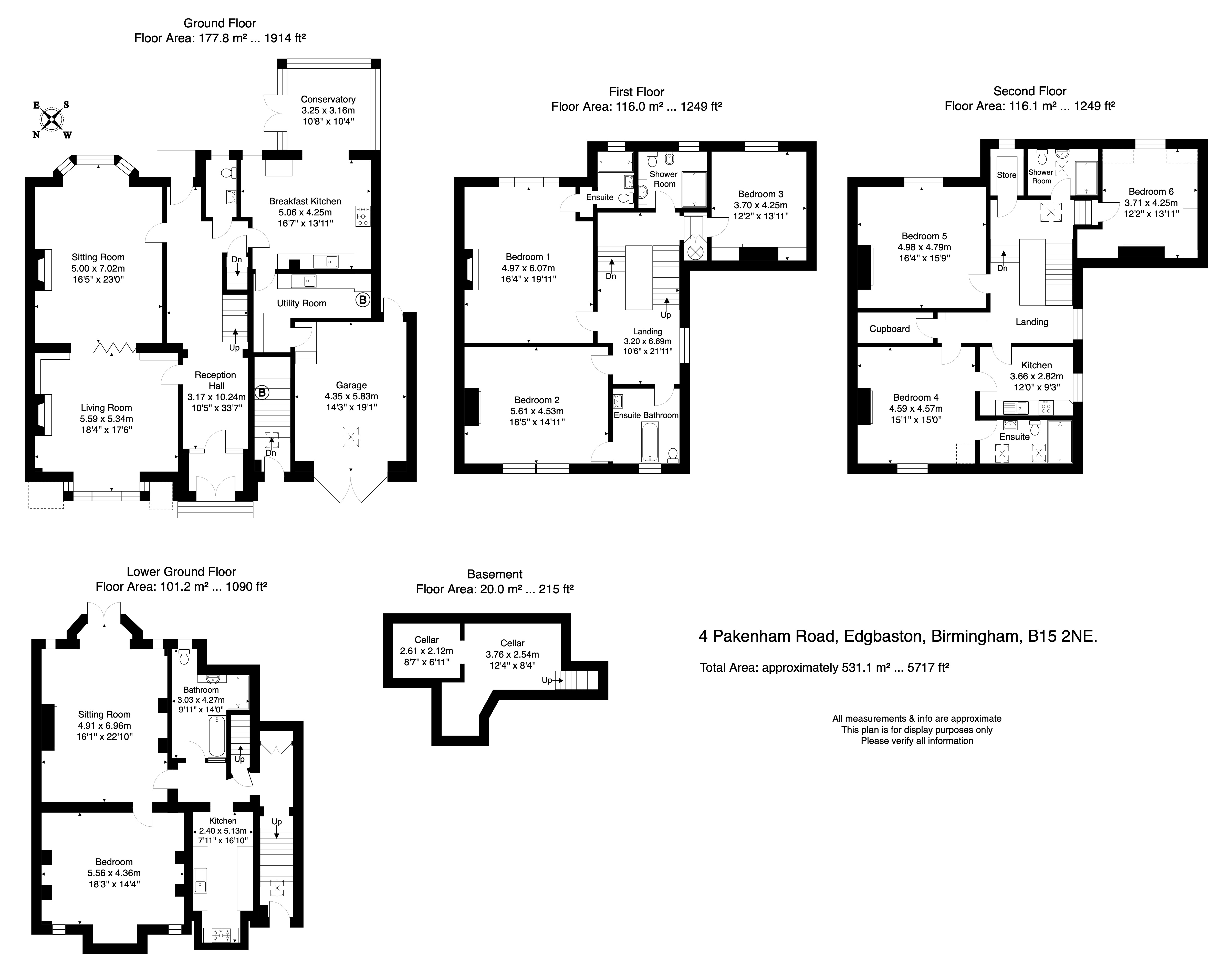 4, Pakenham Road, Birmingham floorplan