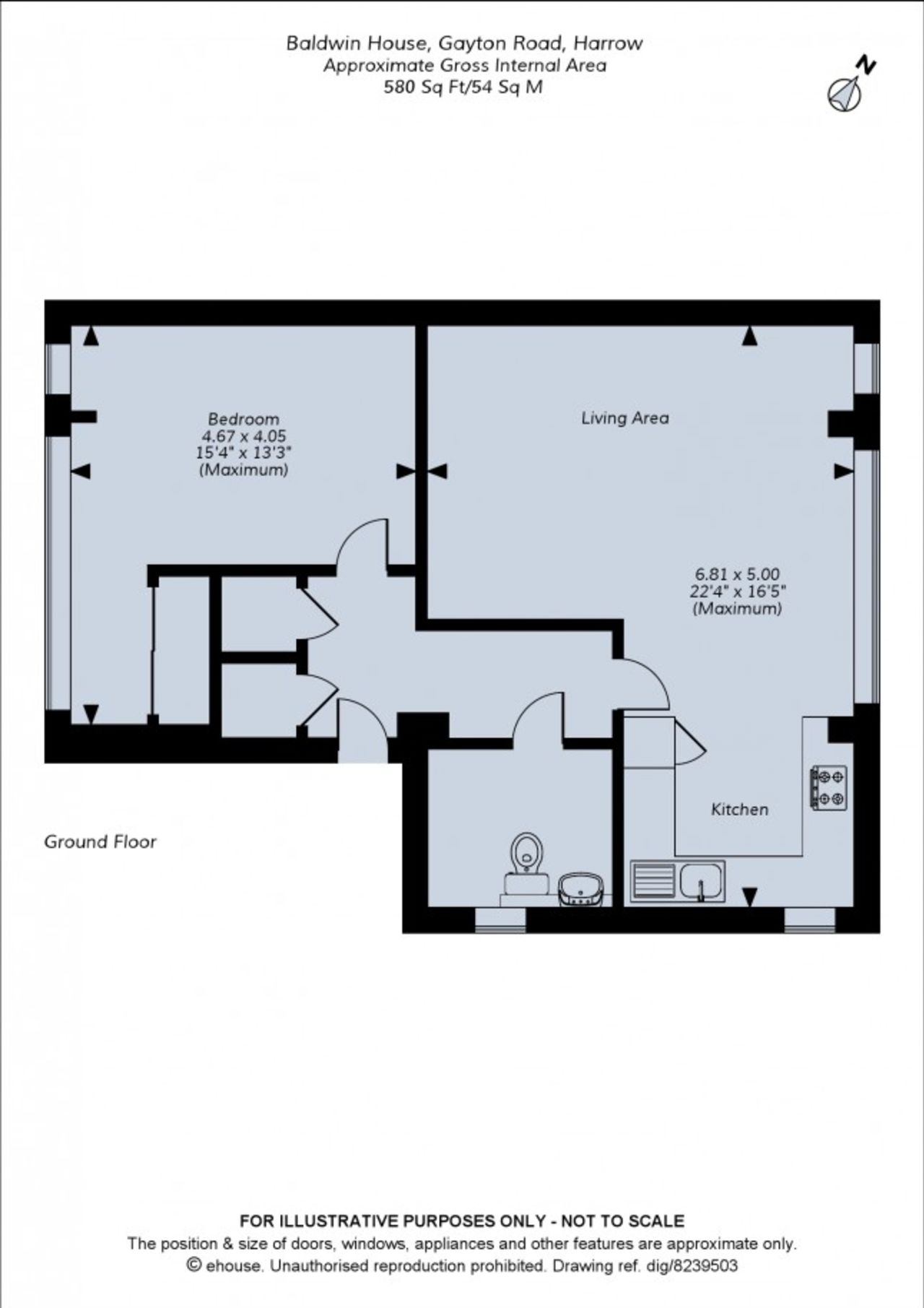 1 Bedrooms Flat to rent in Gayton Road, London HA1