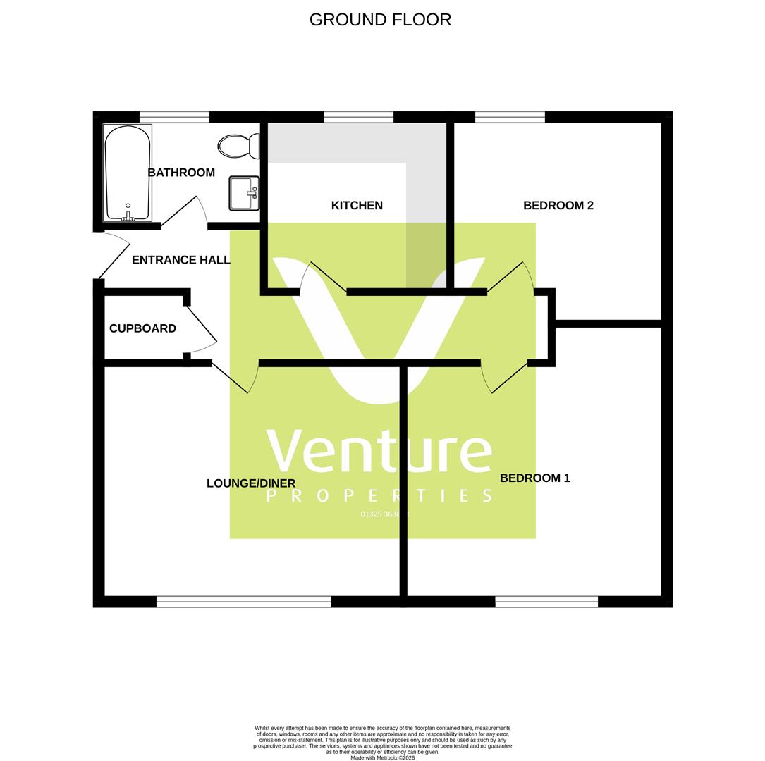 54, Hawkesbury Mews, Darlington floorplan