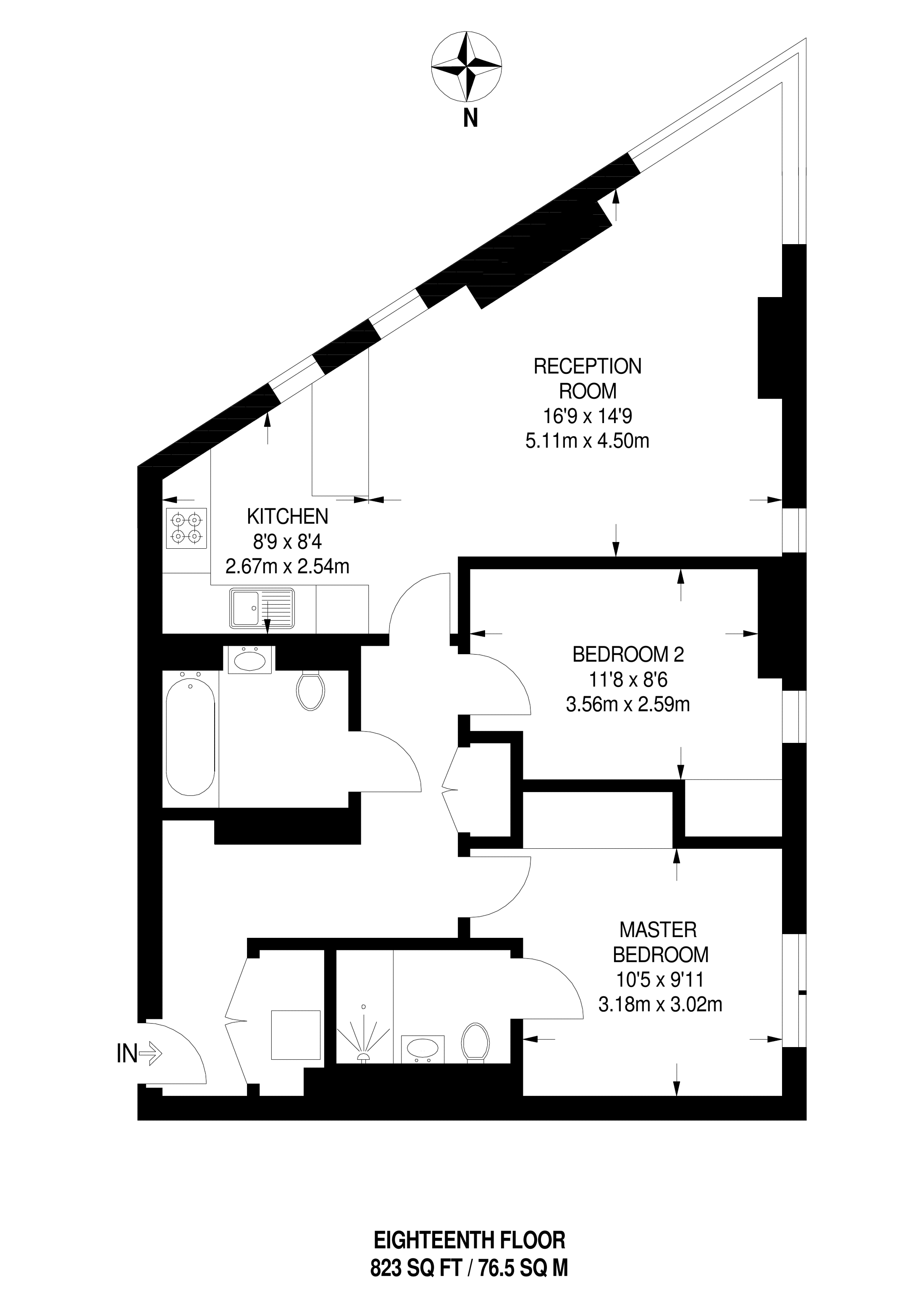 2 Bedrooms Flat for sale in Saffron Tower, Croydon CR0