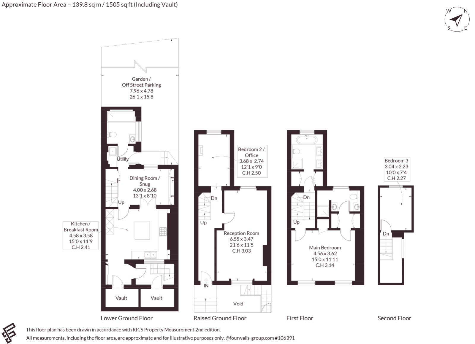 23, Coulson Street, London floorplan