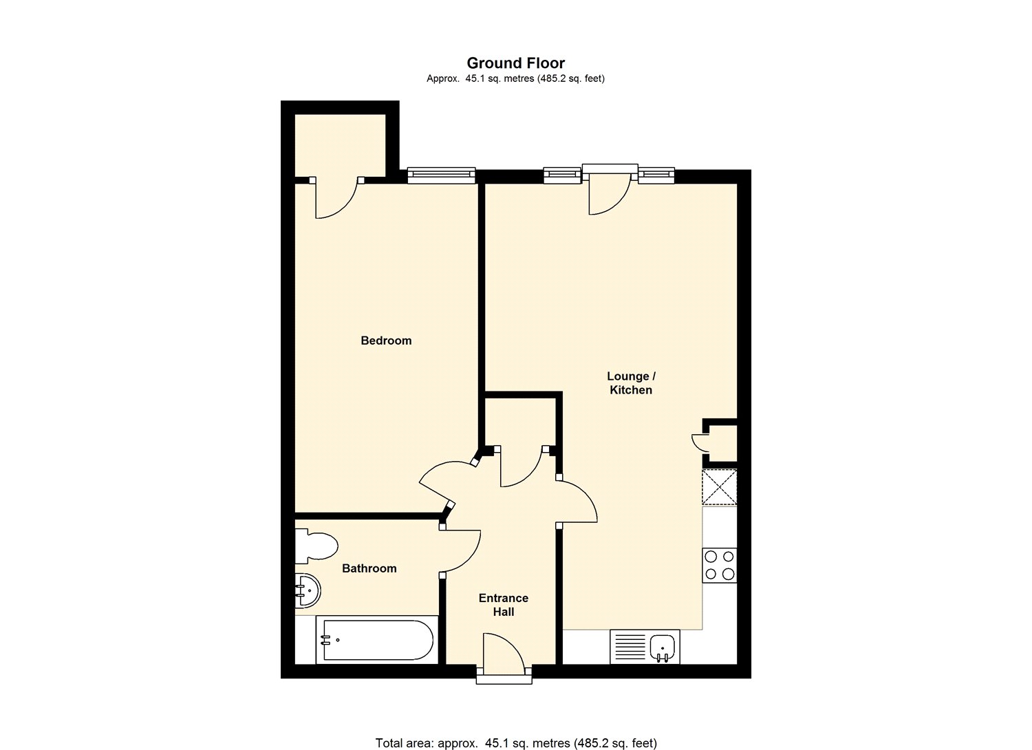 1 Bedrooms Flat to rent in Clinton House, Picton Street LN6