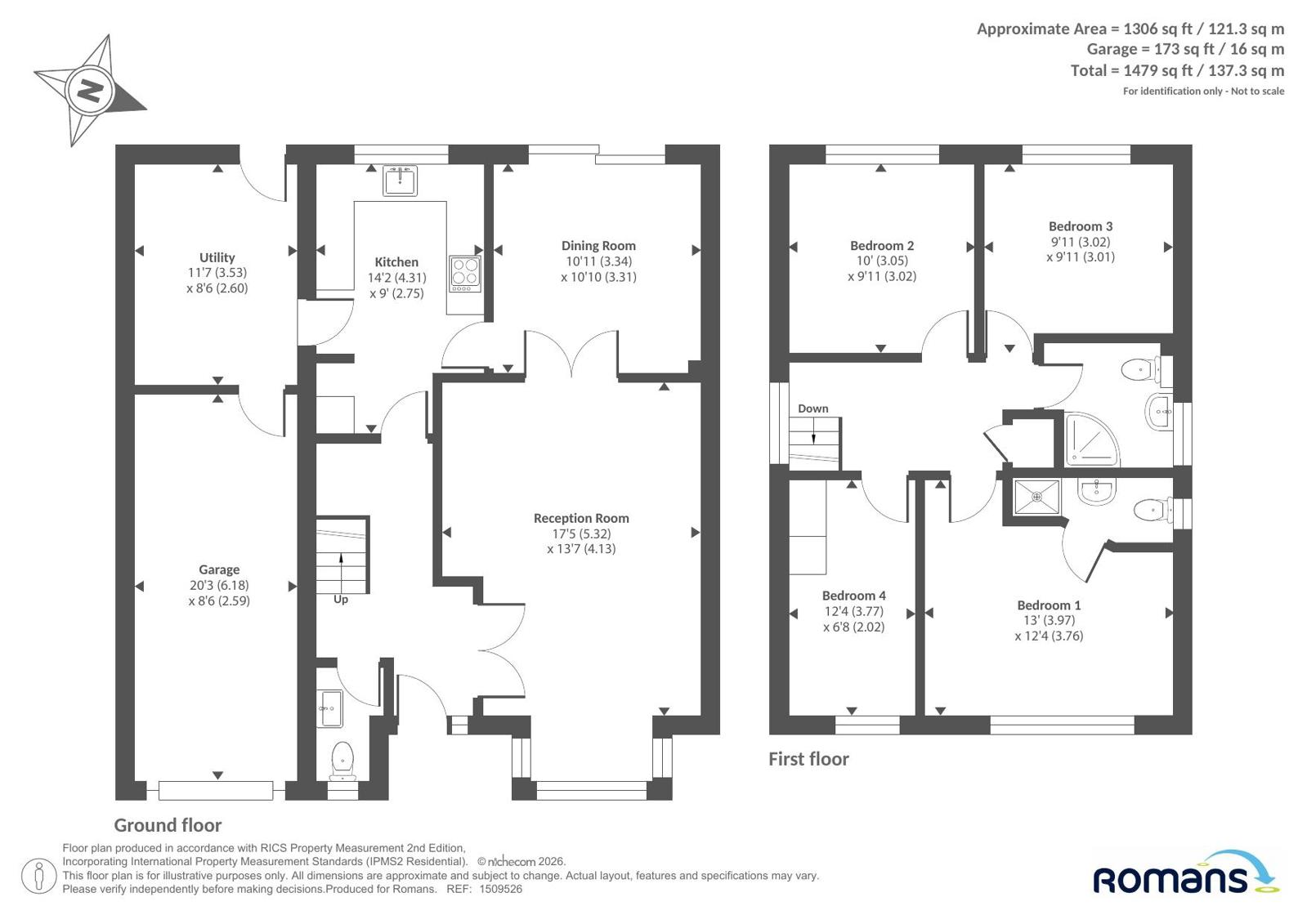 45, Tippits Mead, Berkshire floorplan