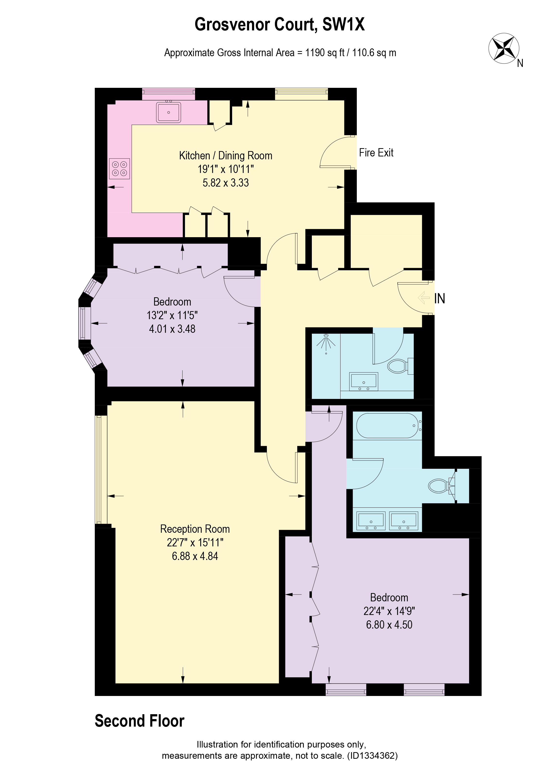 Grosvenor Court, London floorplan