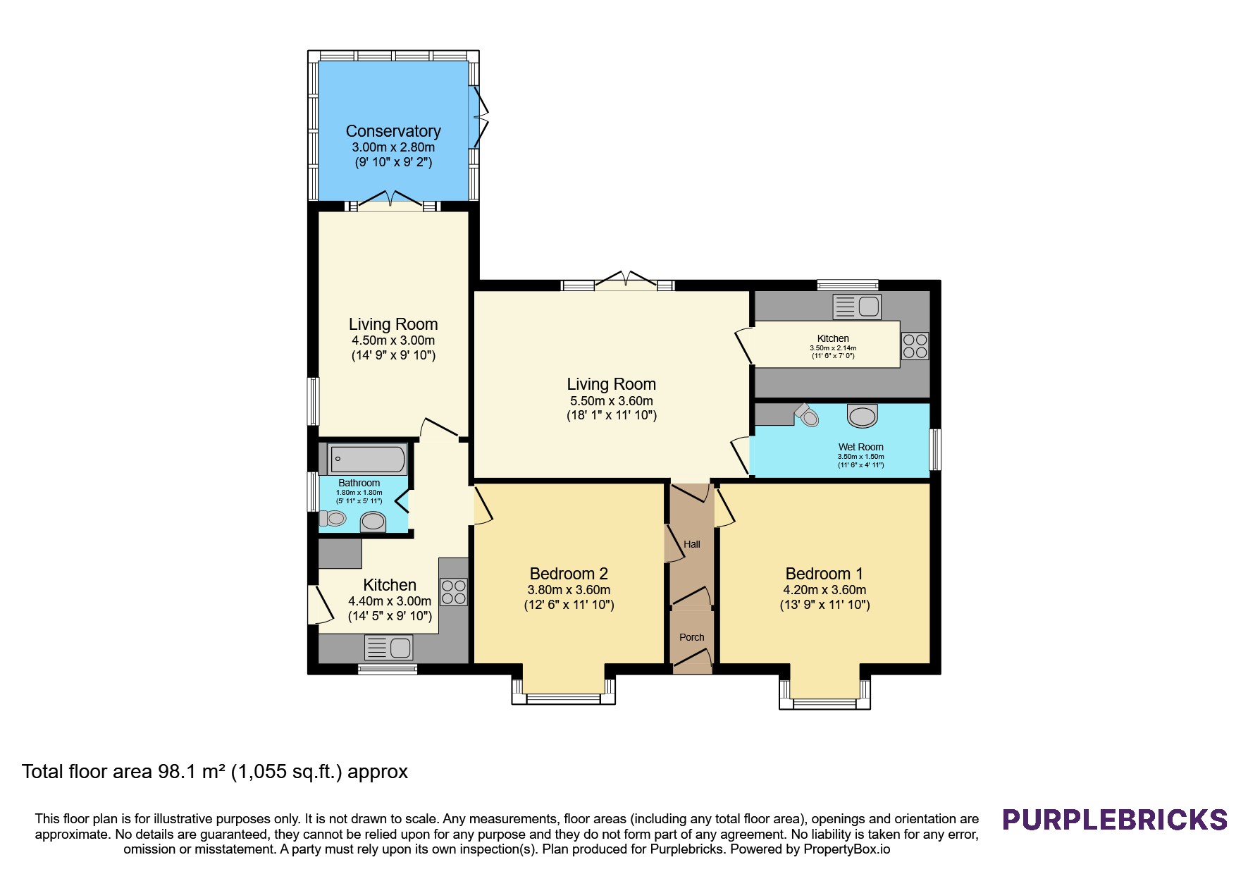 240, Liverpool Road South, Ormskirk floorplan