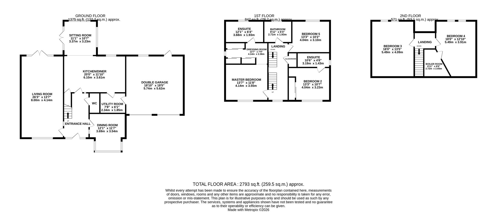 38 Wychwood Park, Crewe floorplan