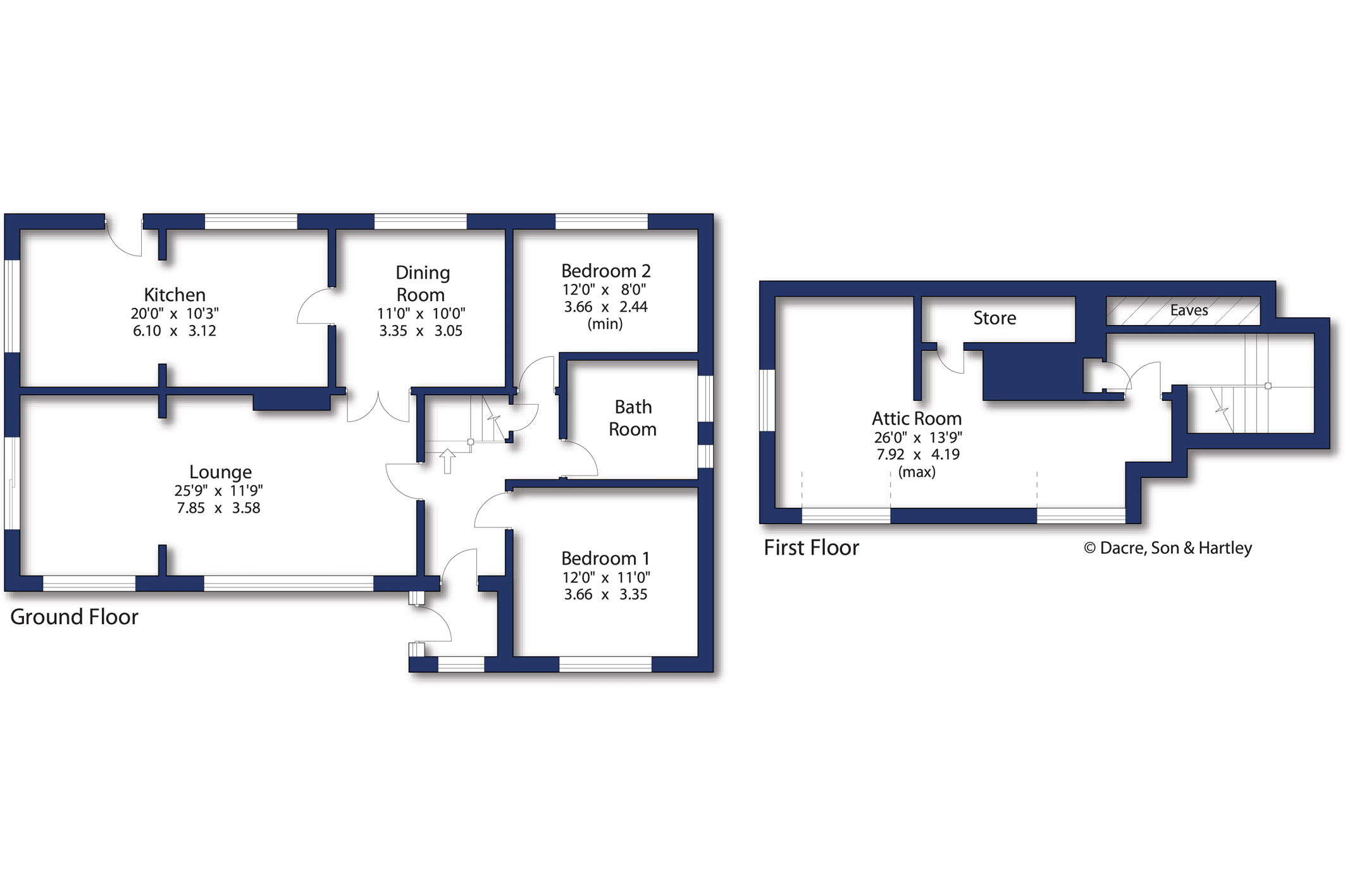 70, Hall Drive, Ilkley floorplan