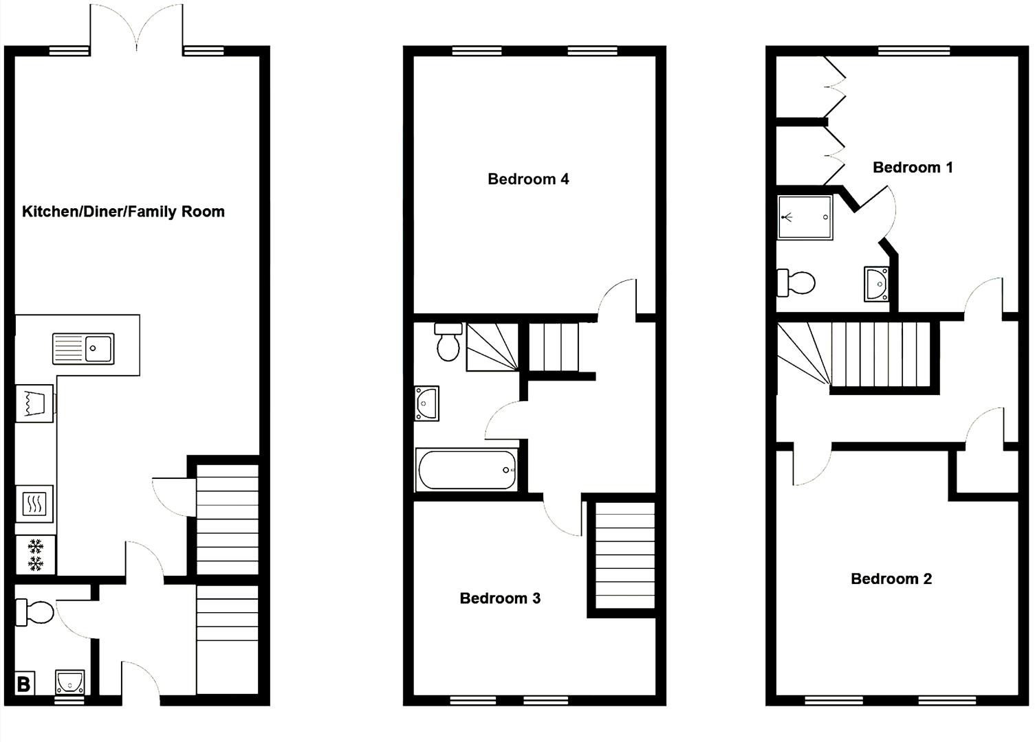 70, Wood Street, Patchway floorplan