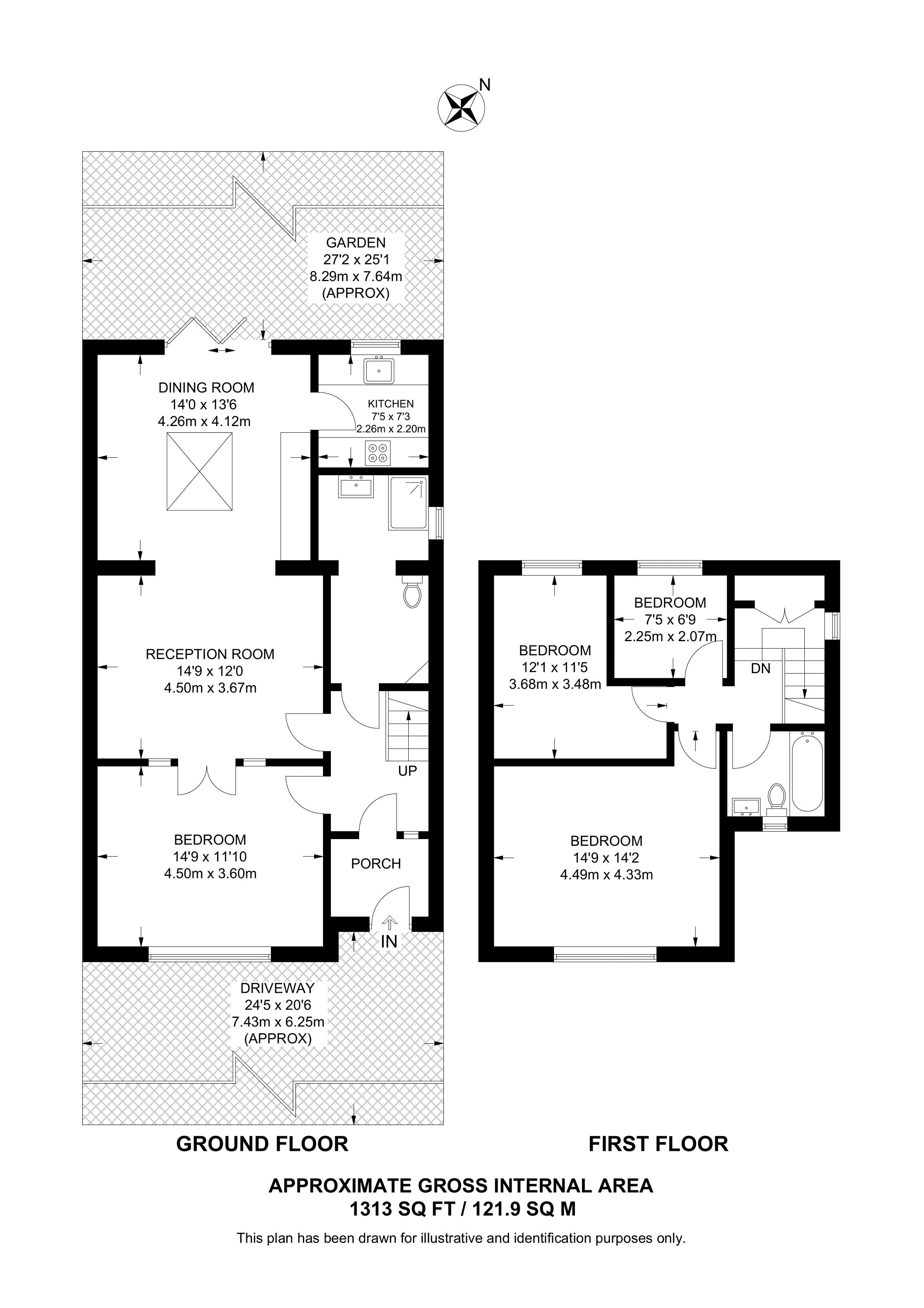 Passmore Gardens, Bounds Green floorplan
