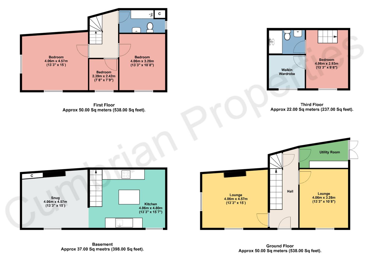 1, Chiswick Street, Carlisle floorplan