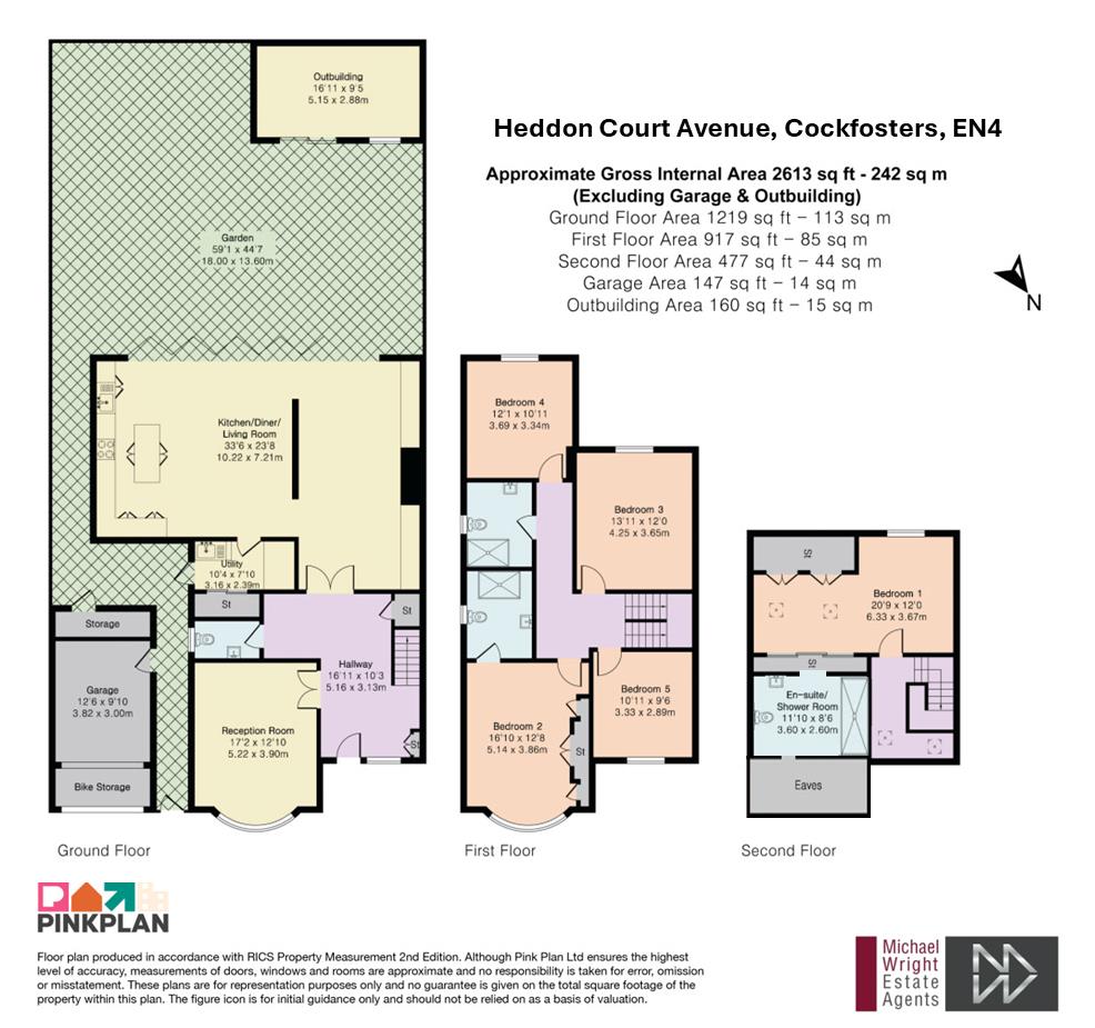 22, Heddon Court Avenue, Cockfosters floorplan