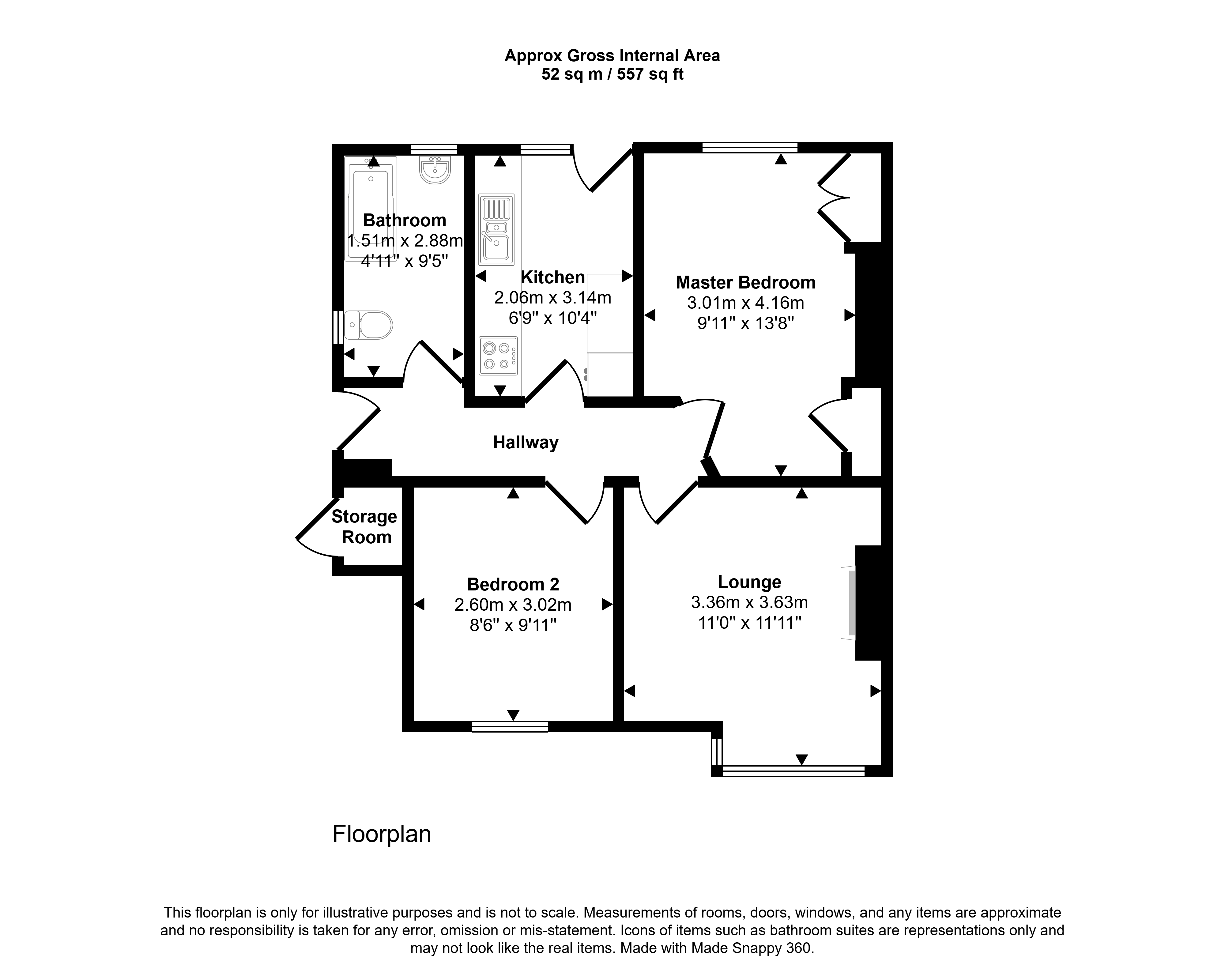 129, Balkwell Avenue, North Shields floorplan