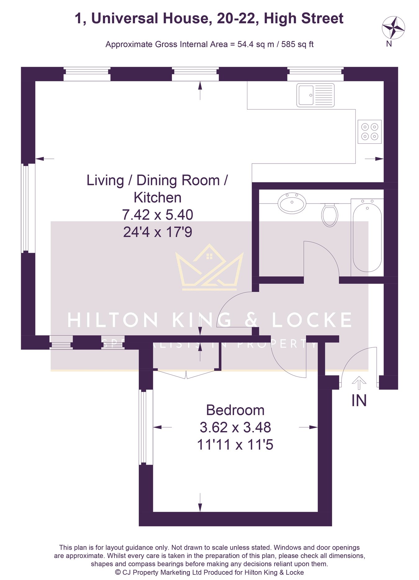 1, Universal House, High Street, Iver floorplan