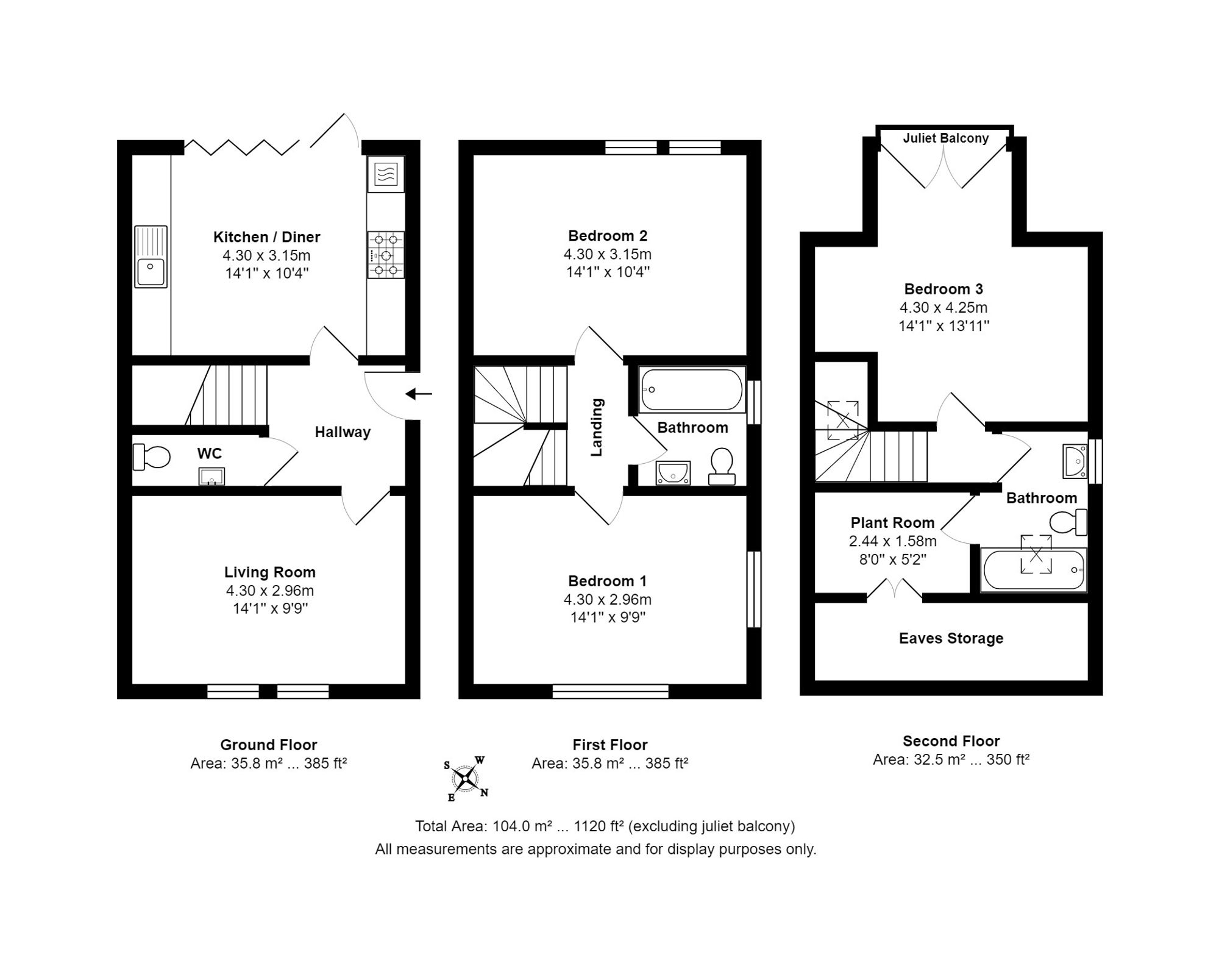 2a College Street, Harrogate floorplan