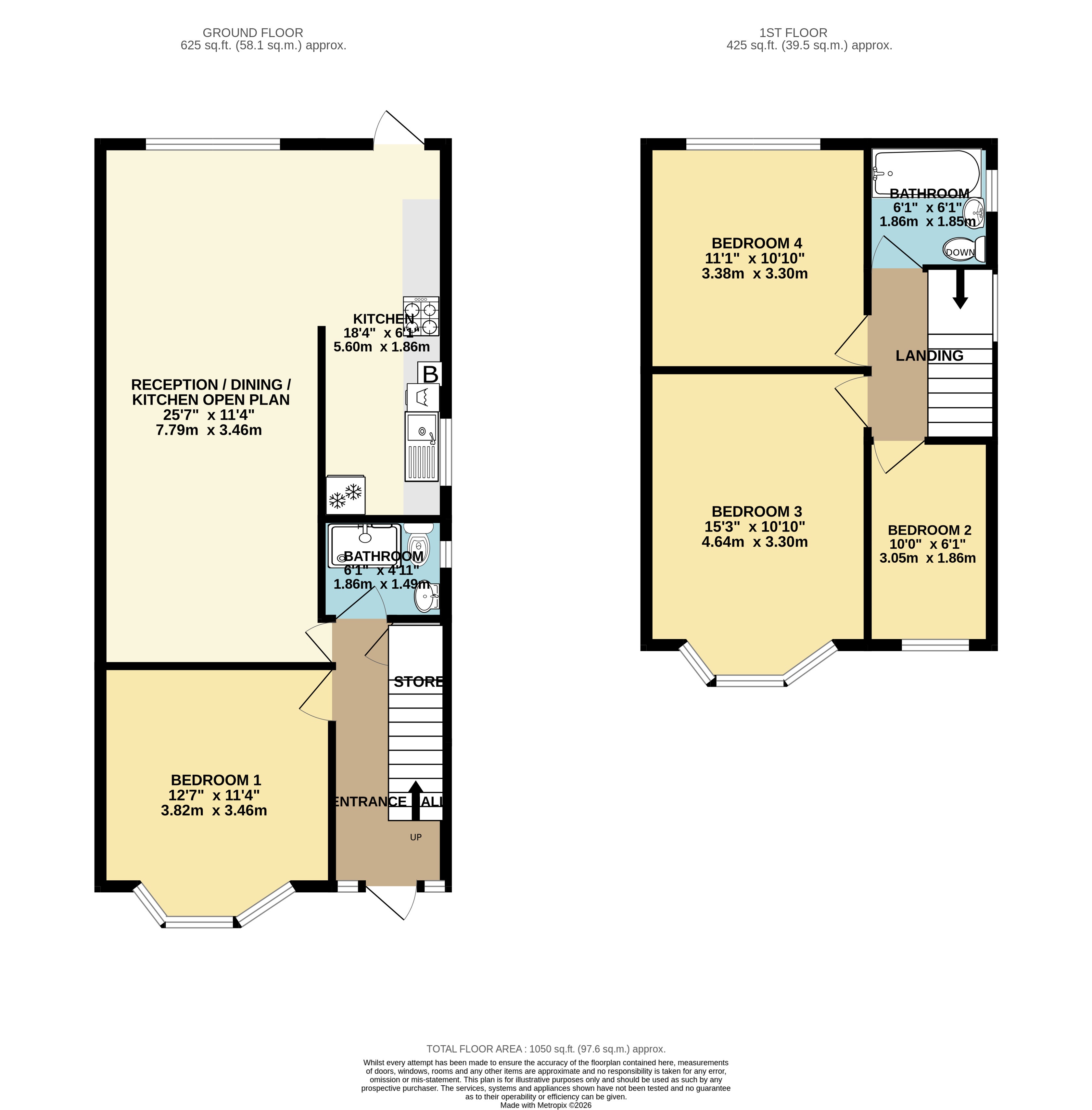 15, Rydal Gardens, London floorplan