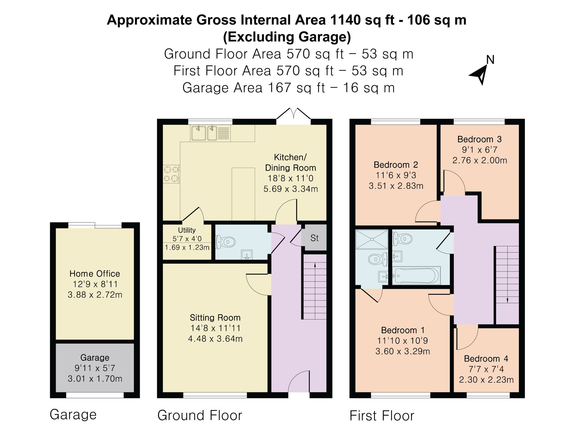 11 Newmans View, Swindon floorplan