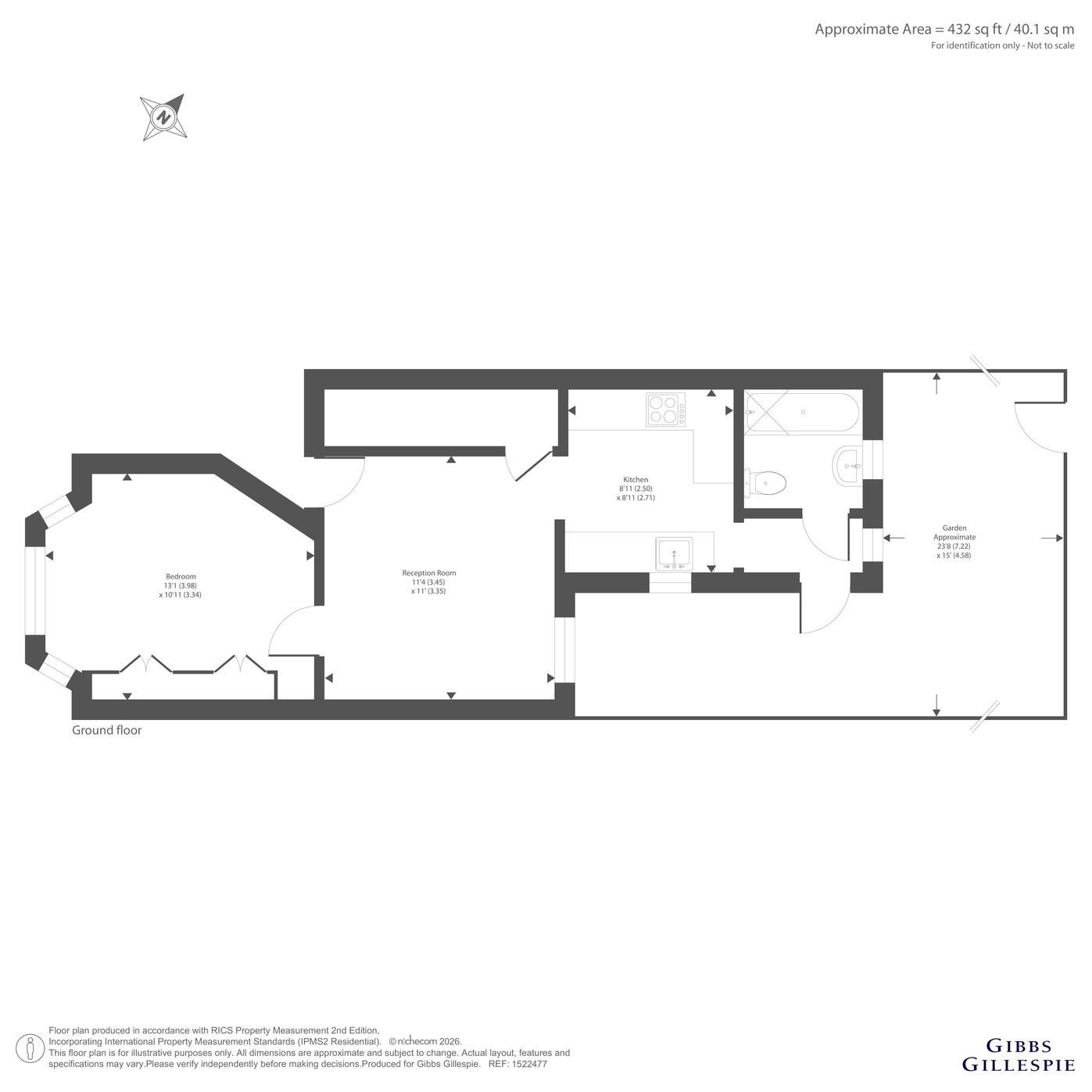 22, Westfield Road, London floorplan
