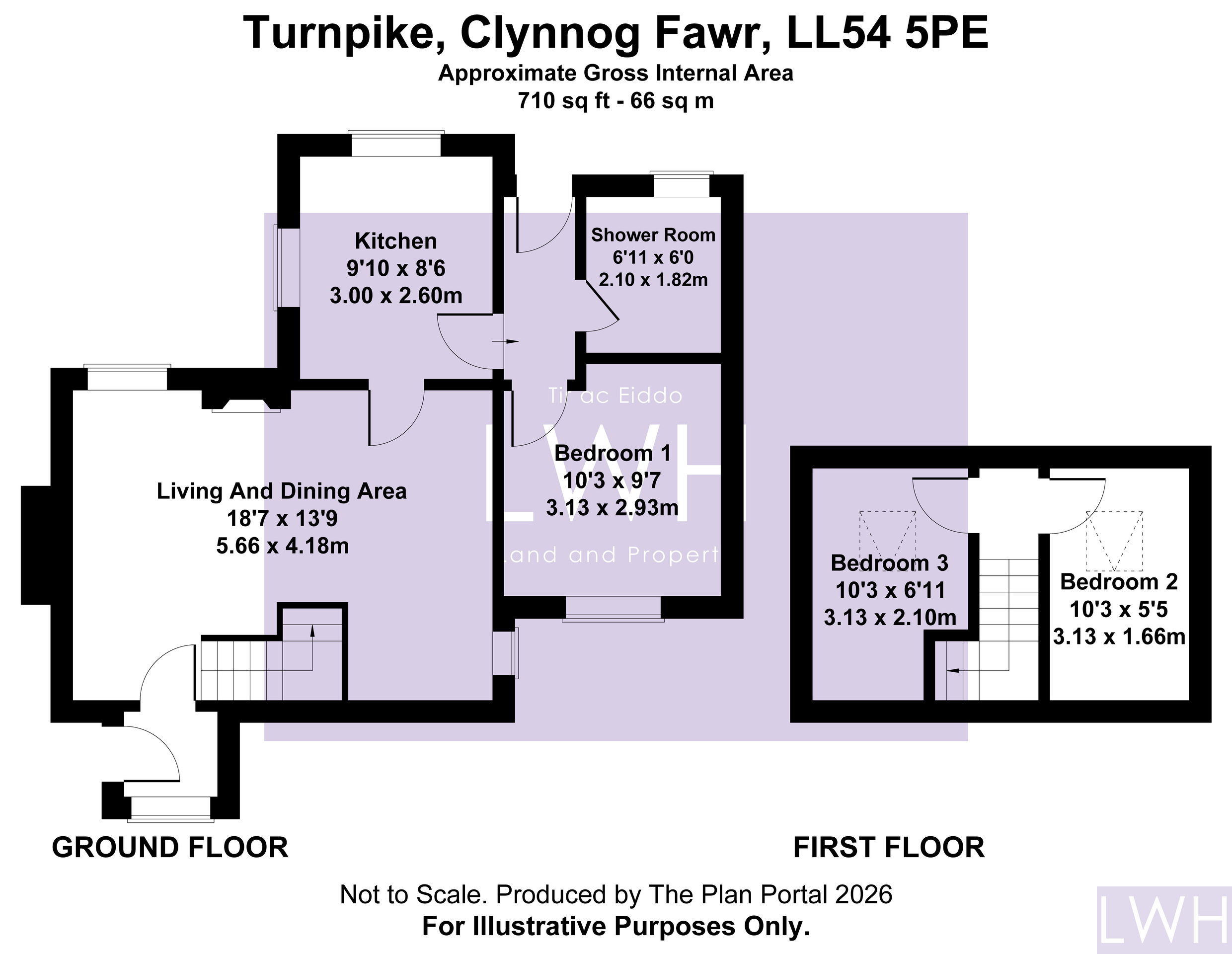 Turnpike, Caernarfon floorplan