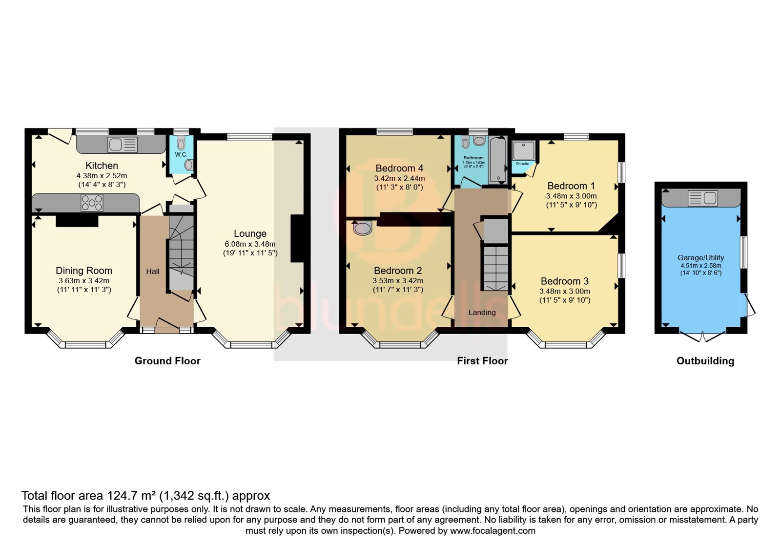 288, Fox Hill Road, South Yorkshire floorplan