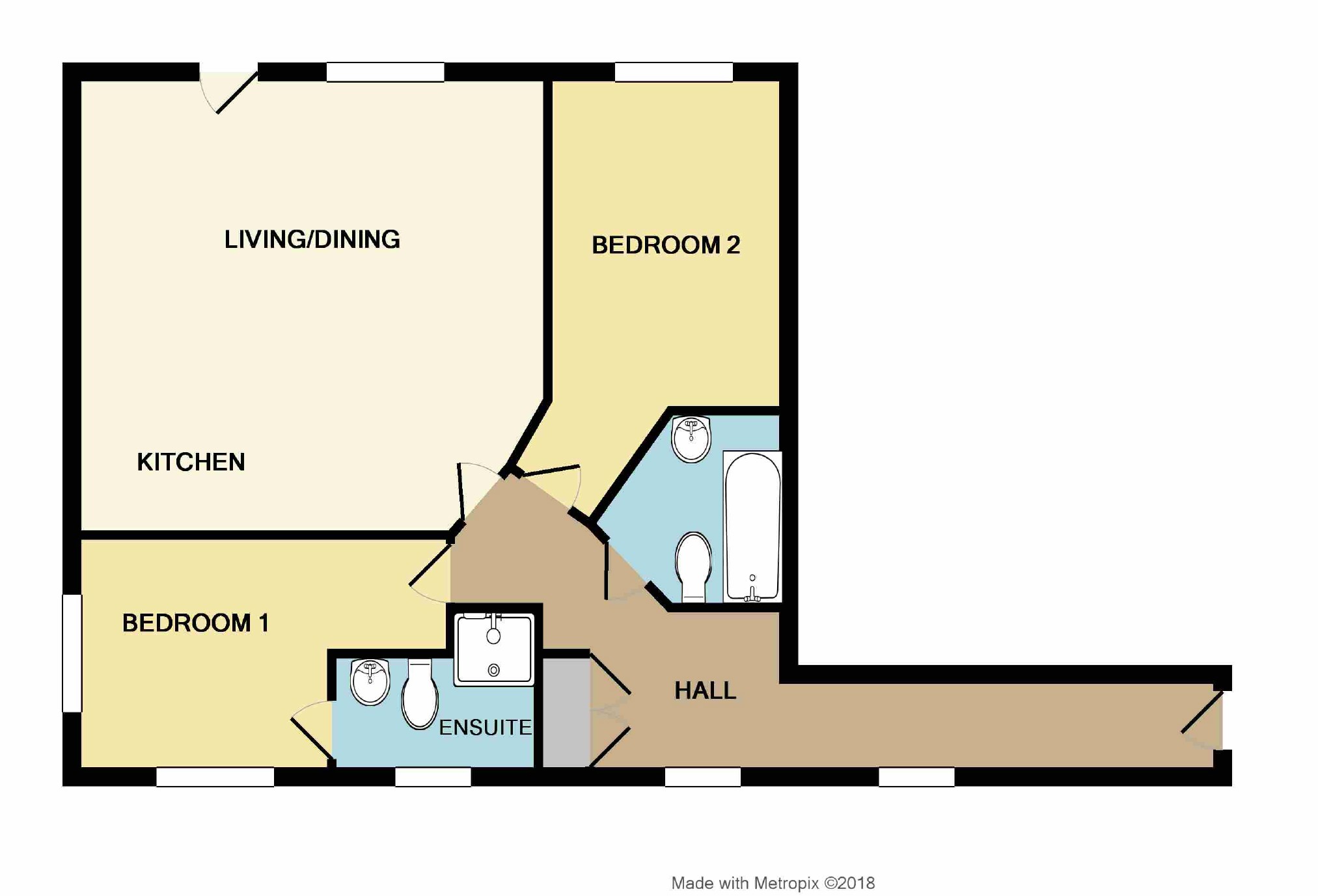 2 Bedrooms Flat for sale in Chalkwell Park House, Westcliff-On-Sea, Essex SS0