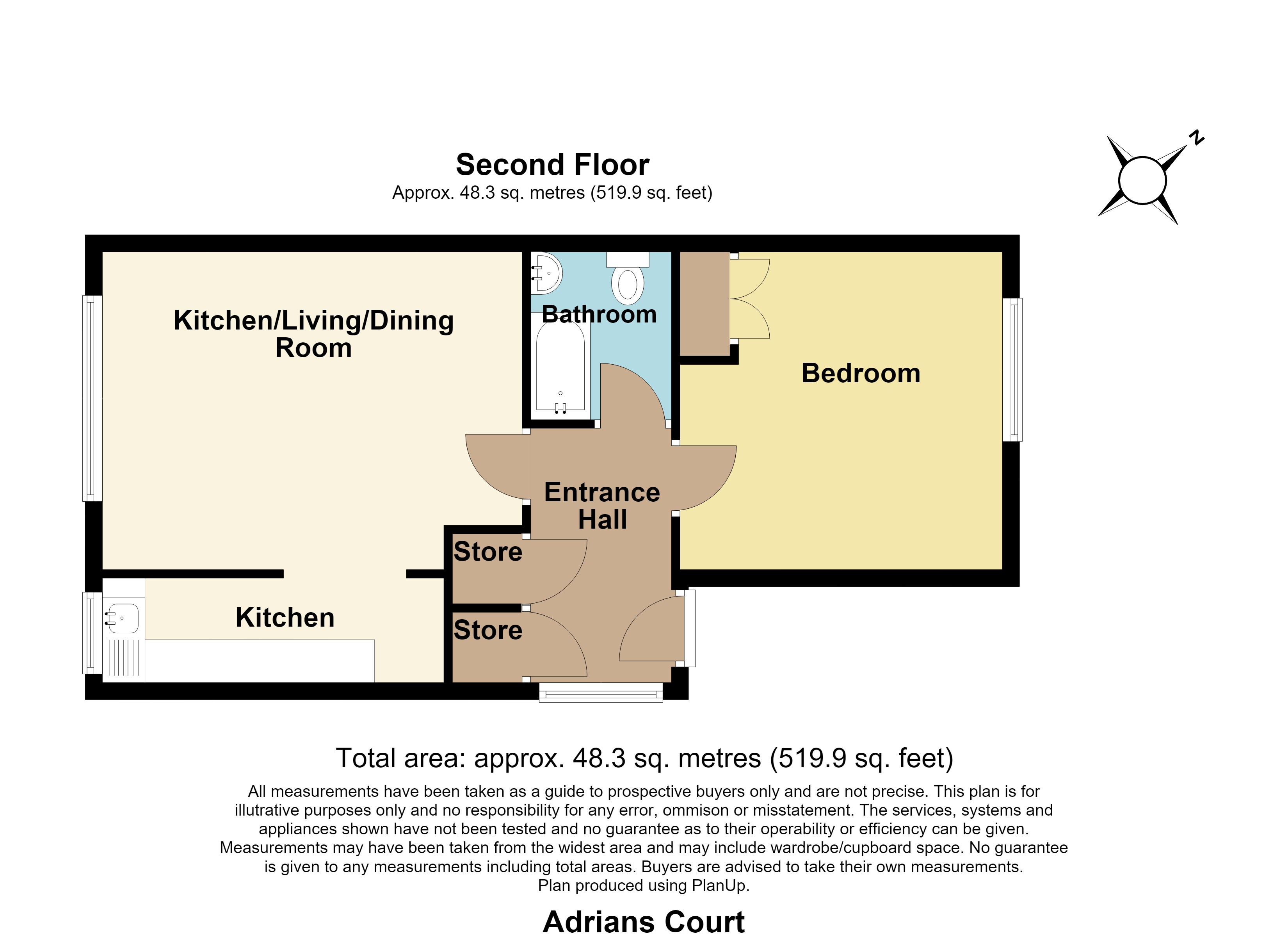 6 Adrians Court,, Station Road, Essex floorplan
