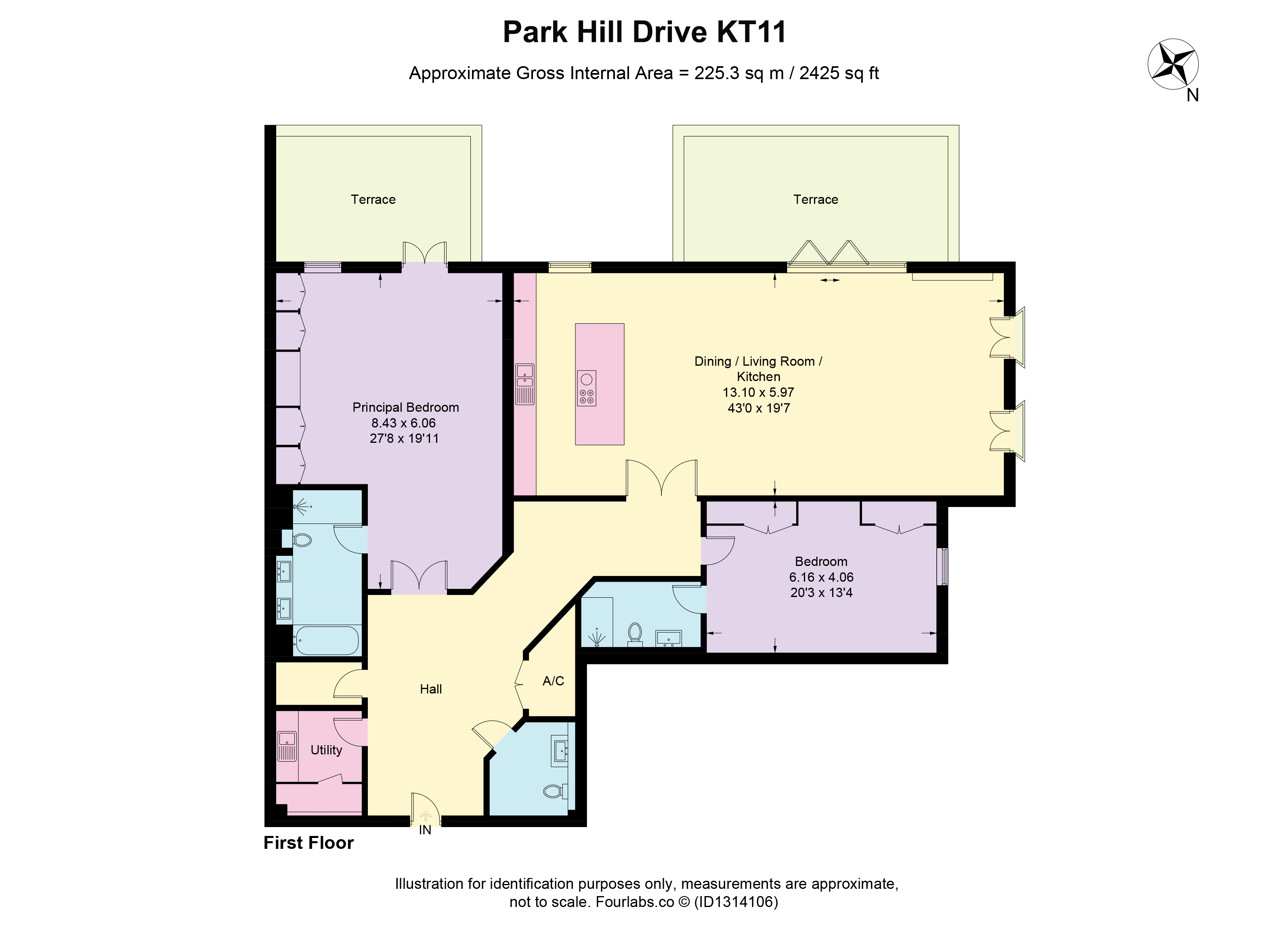 2, Park Hill Drive, Cobham floorplan