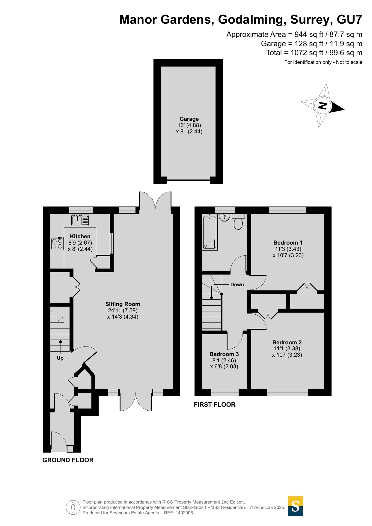 25, Manor Gardens, Surrey floorplan