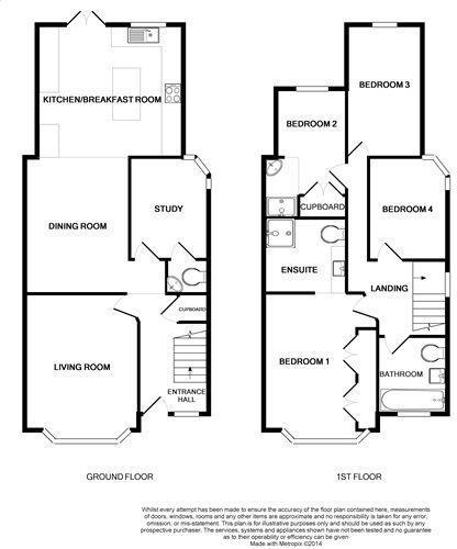 28, Southern Road, Camberley floorplan
