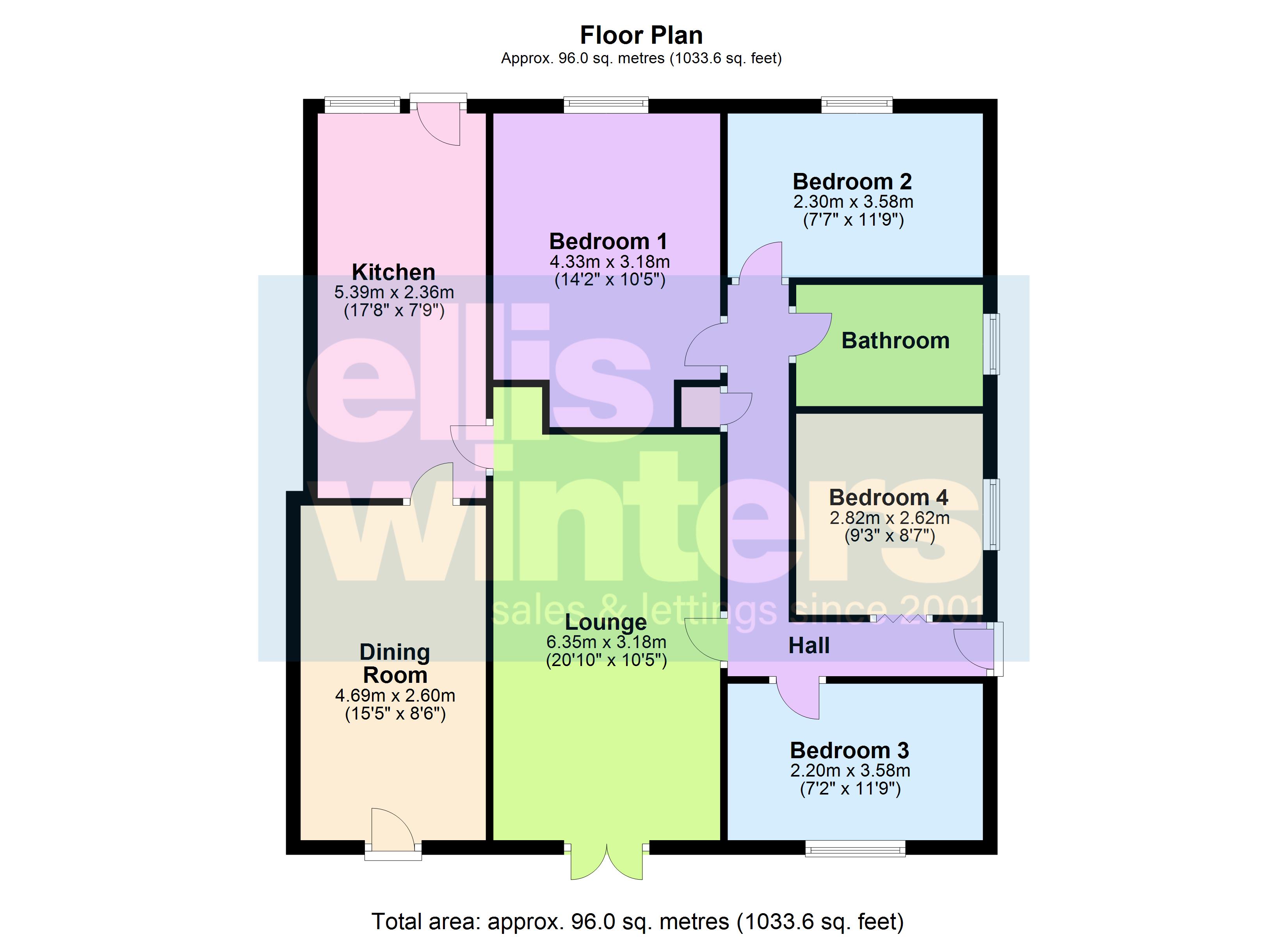 41, Queen Elizabeth Drive, Wisbech floorplan