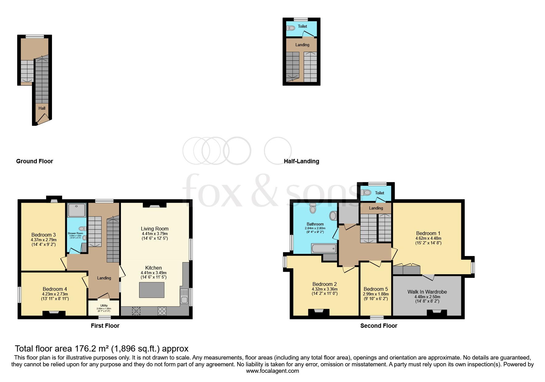 Maisonette, 45, Clarendon Villas, Hove floorplan