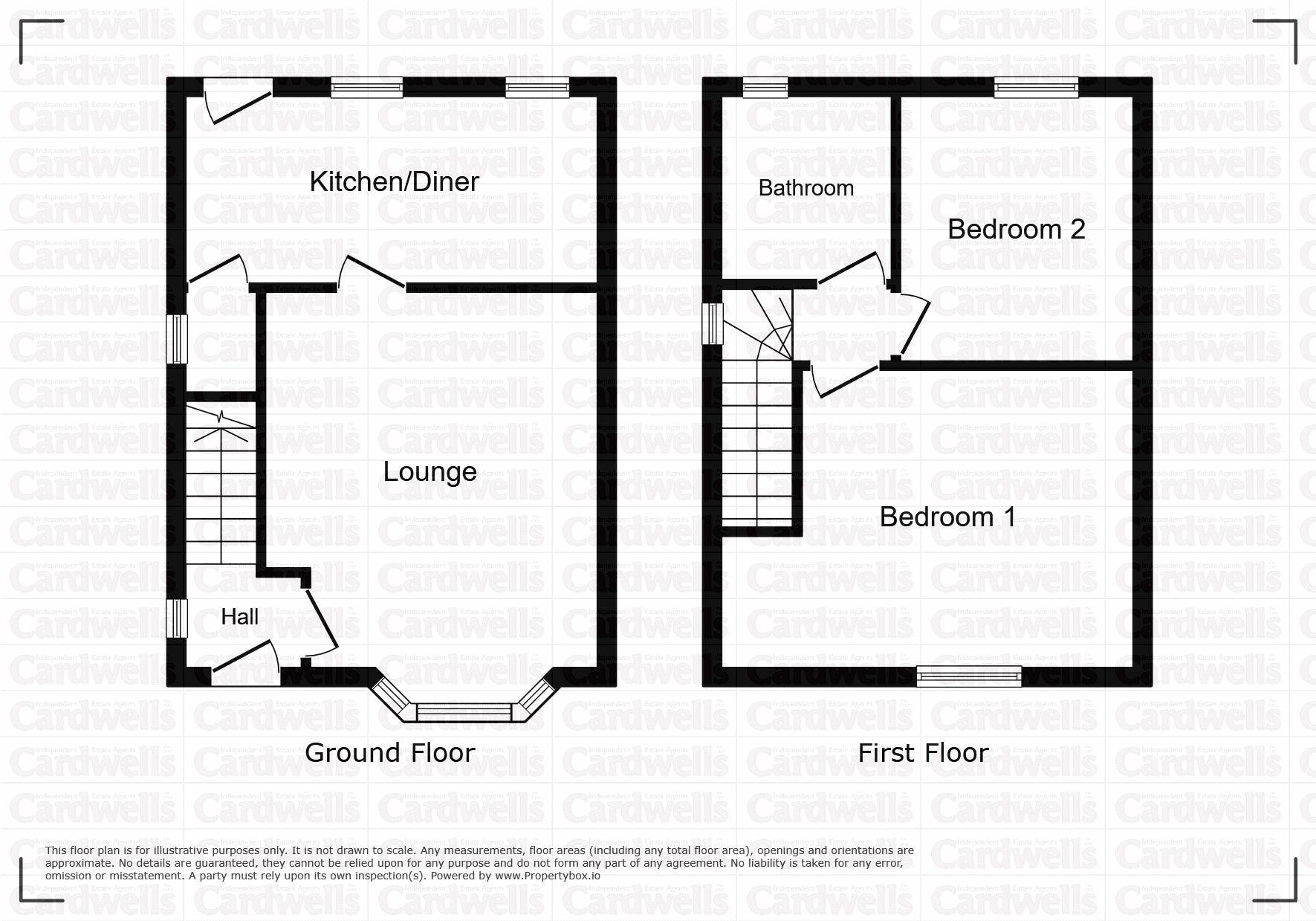 209, Long Lane, Bolton floorplan