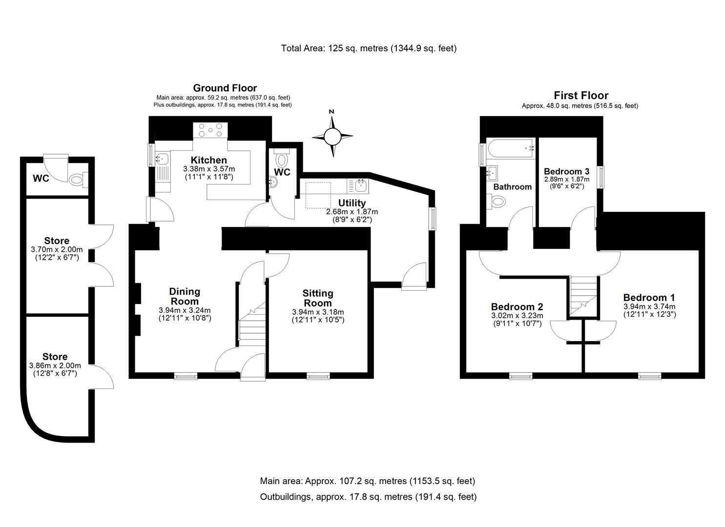 Myrtle Cottage, Eastdown, Totnes floorplan