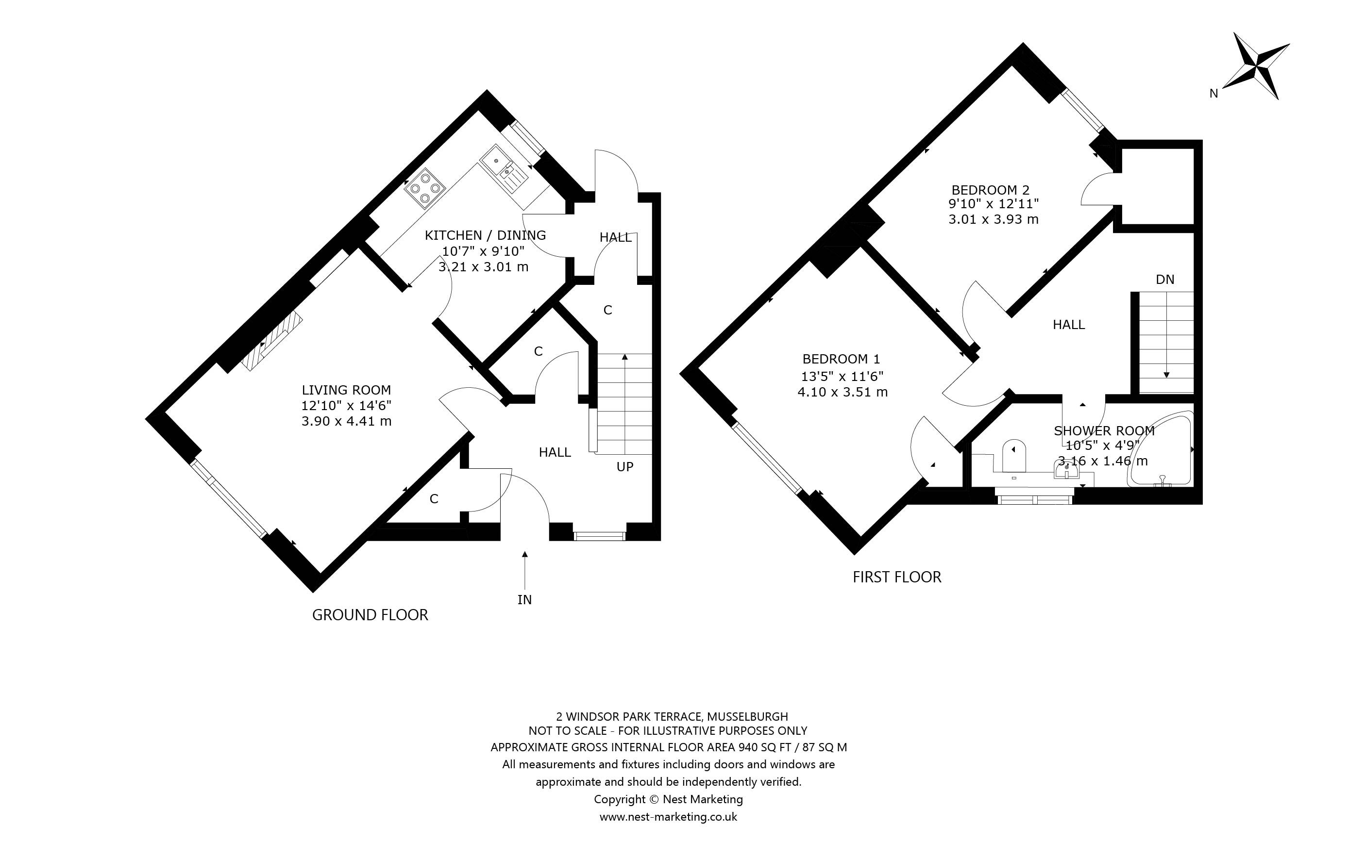 2, Windsor Park Terrace, Musselburgh floorplan