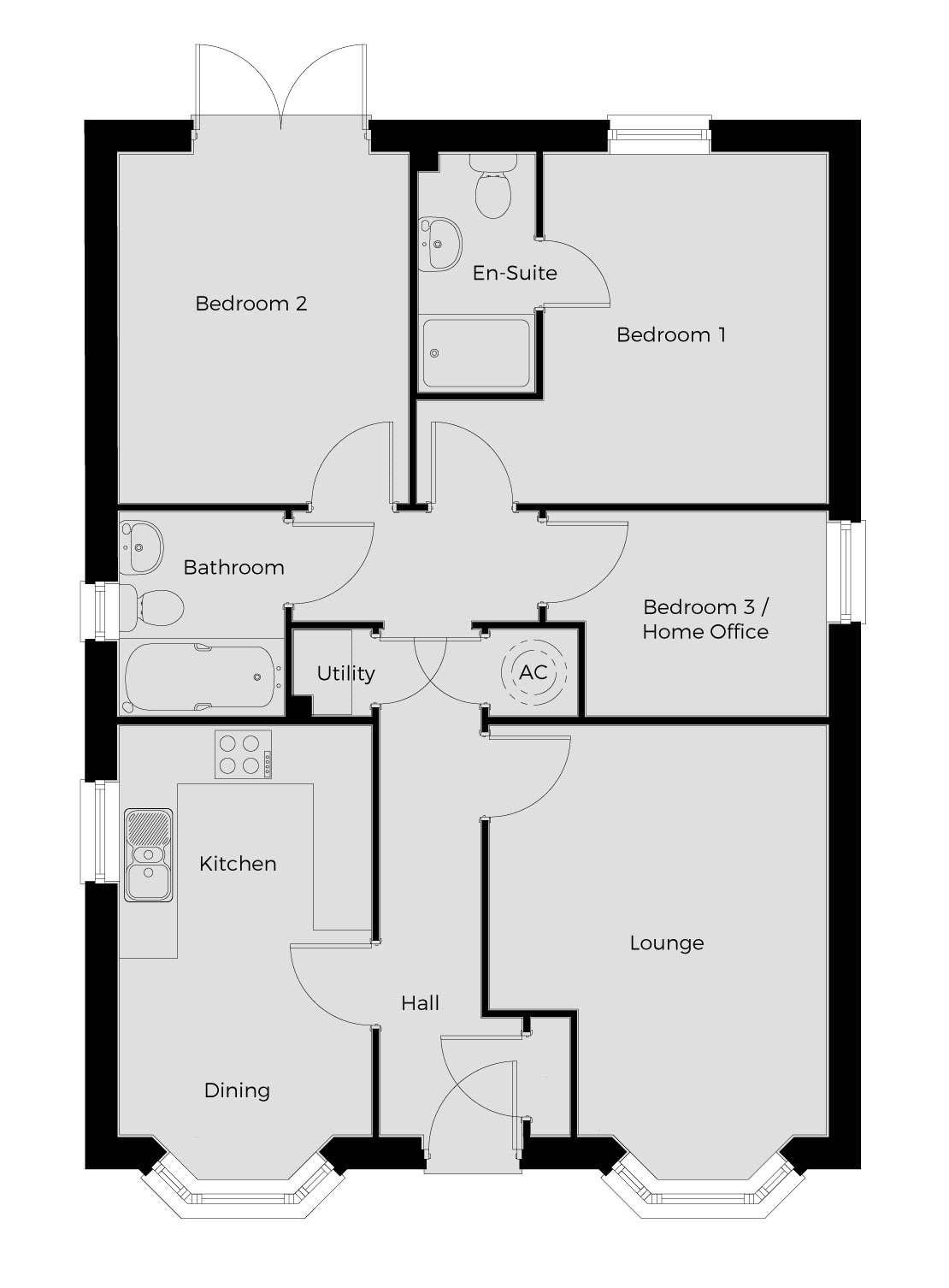 Plot 37, Underwood Gardens,, Plot 37, The Bournemouth, Underwood Gardens, Somerset floorplan