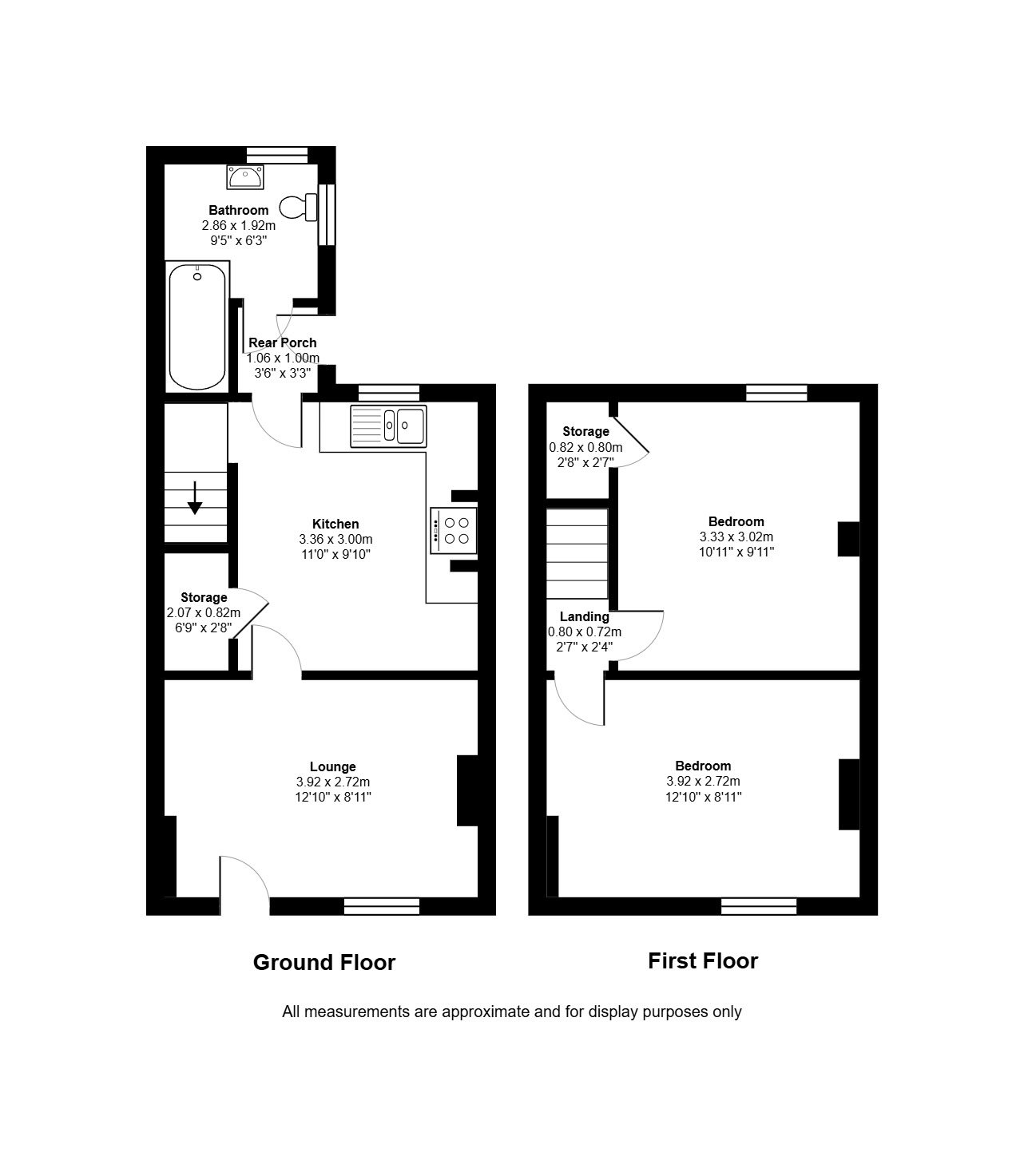 55, Sant Street, Stoke on Trent floorplan