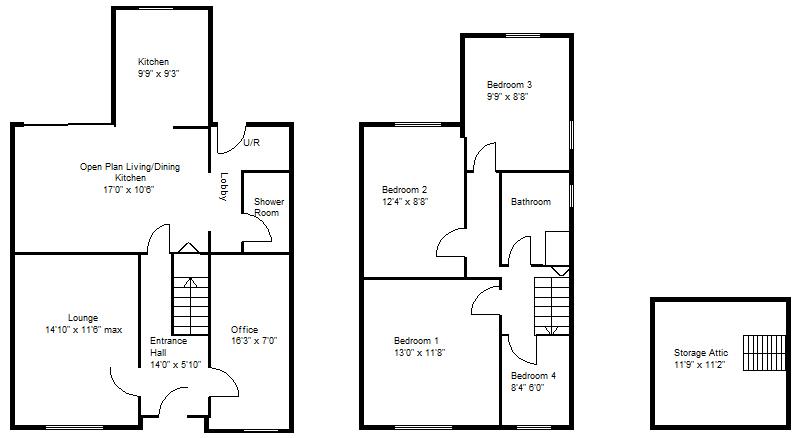 9, Glastonbury Gate, Doncaster floorplan