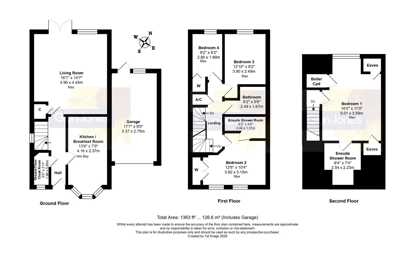 47, The Leas, Rustington floorplan