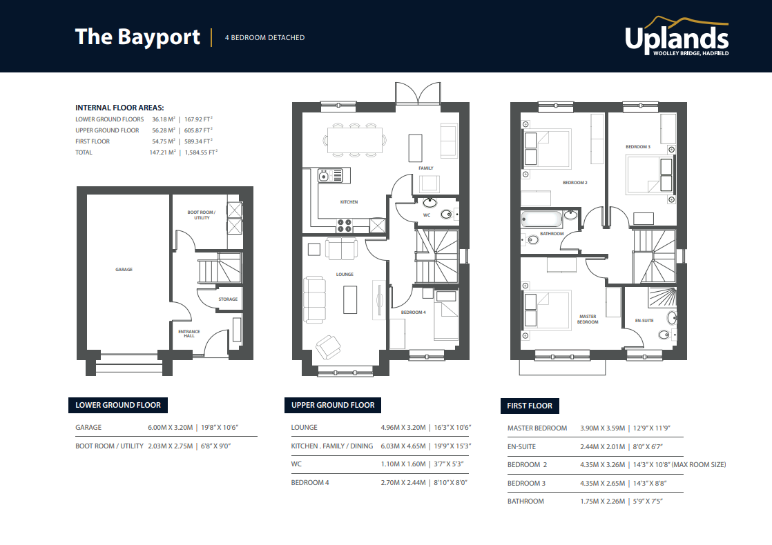 The Bayport,, Woolley Bridge, Hadfield floorplan