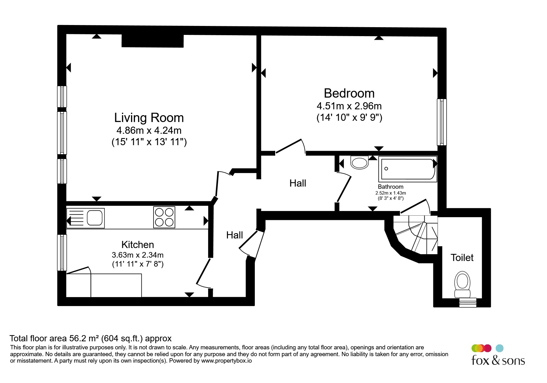 Clarendon Villas, Hove floorplan