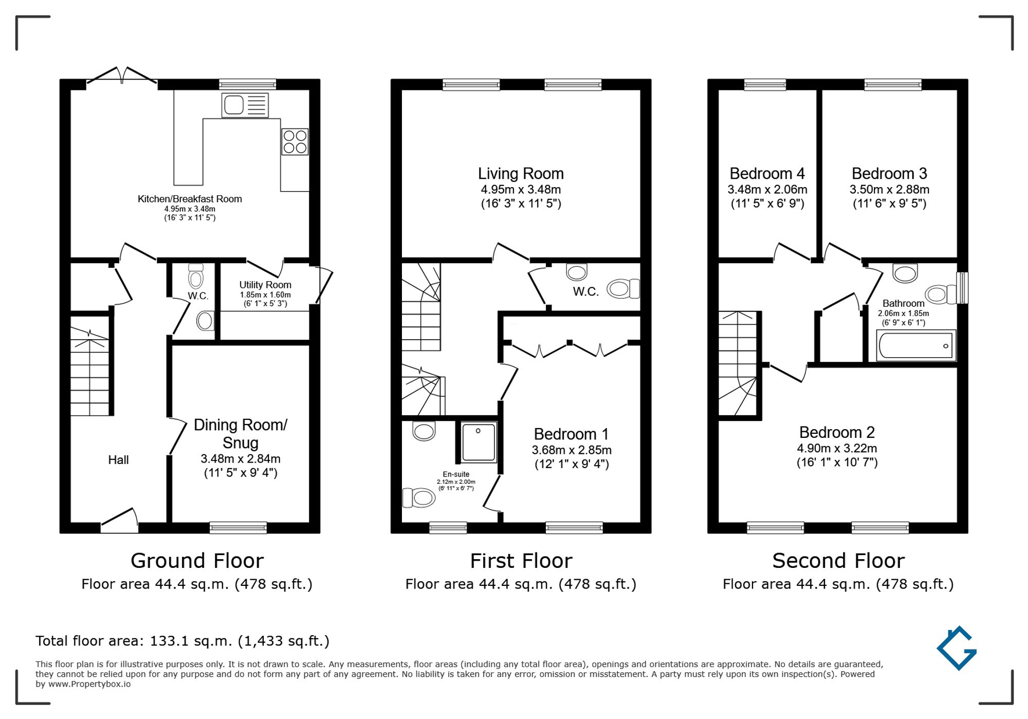 60 Corbin Road, Trowbridge floorplan