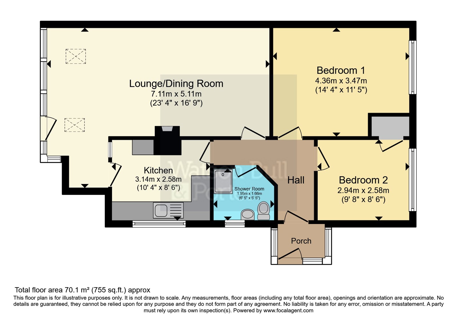 38, Winston Avenue, Isle of Wight floorplan