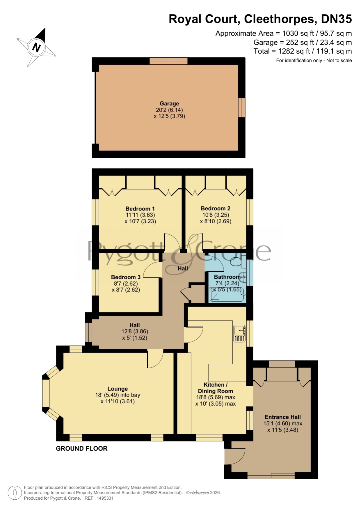 1, Royal Court, Cleethorpes floorplan