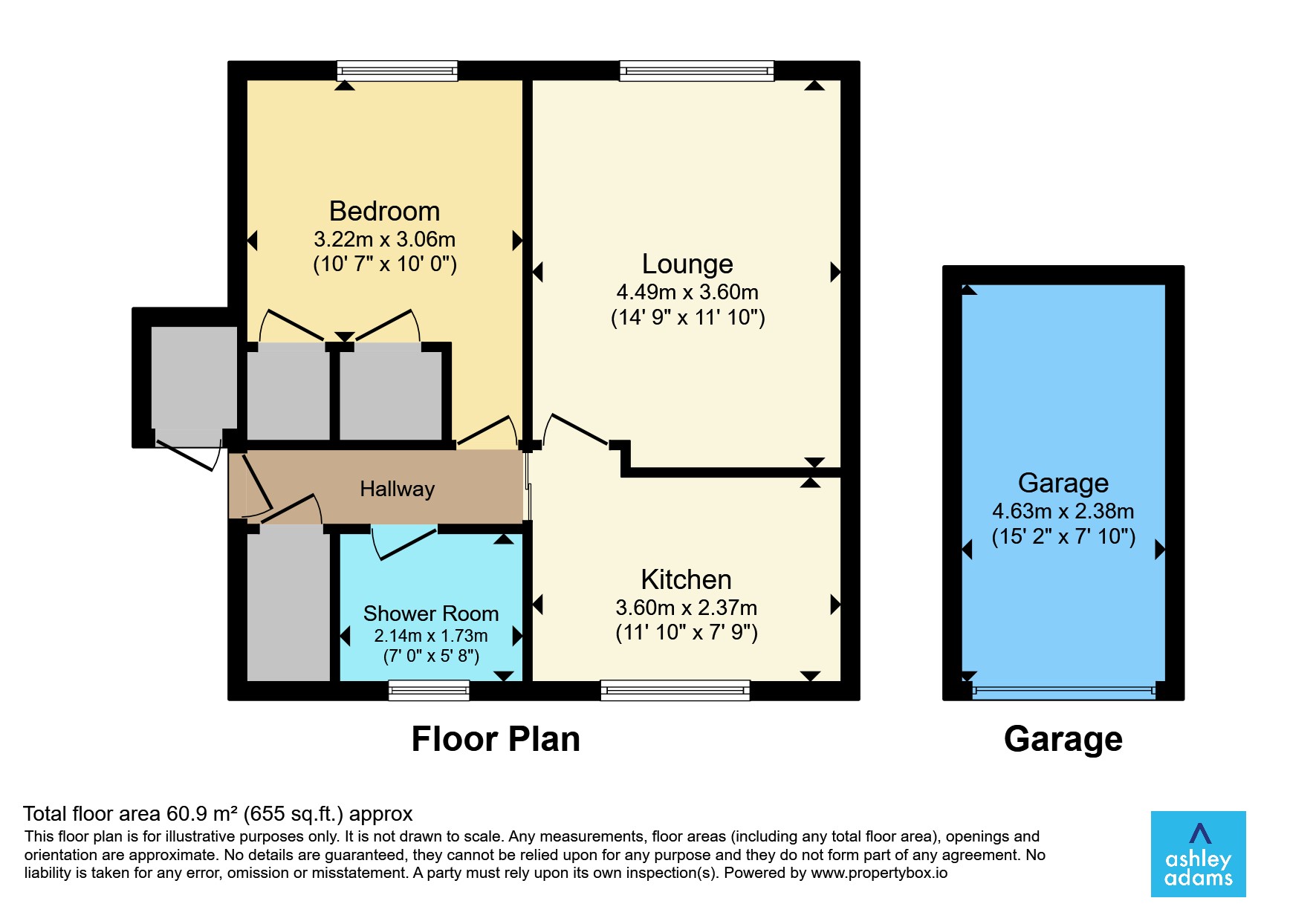 Flat 36, Lambourn Court, Lambourn Drive, Derby floorplan