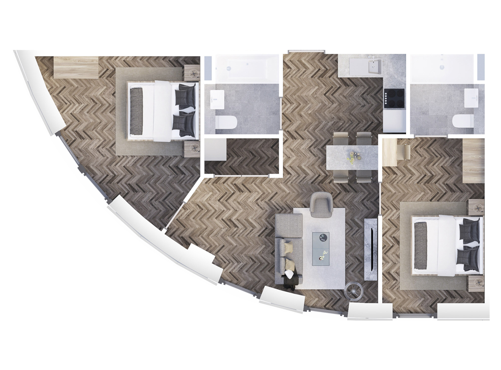 Maritime View, Liverpool City Centre, Liverpool floorplan