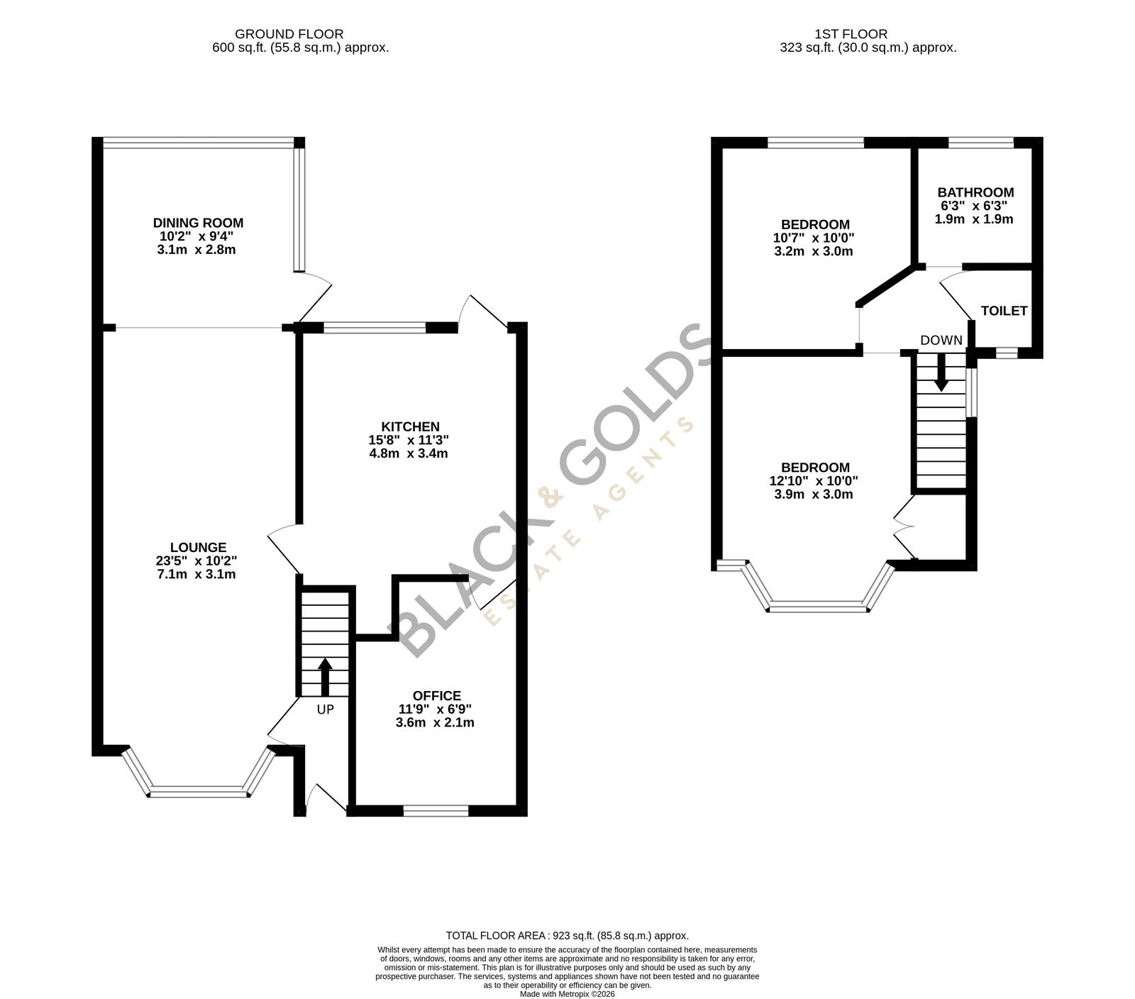 25, Blythsford Road, Birmingham floorplan