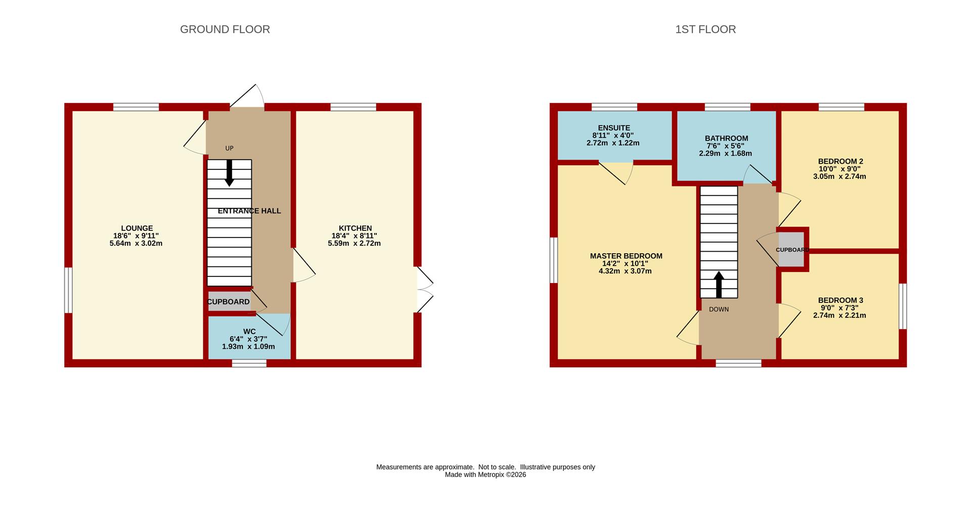Ty Rhondda, 53, Meadow Rise, Lydney floorplan